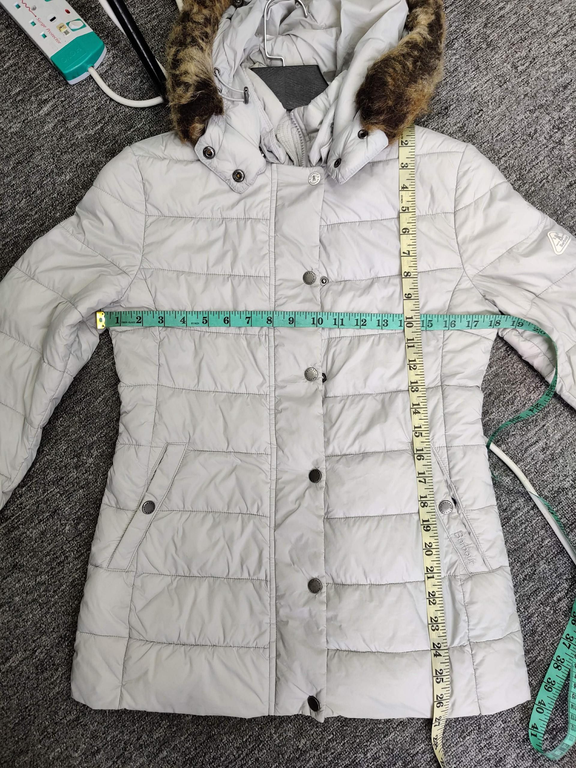 Barbour Vintage Barbour Fibredown Fur Hooded Jacket Size US S / EU 44-46 / 1 - 16 Thumbnail
