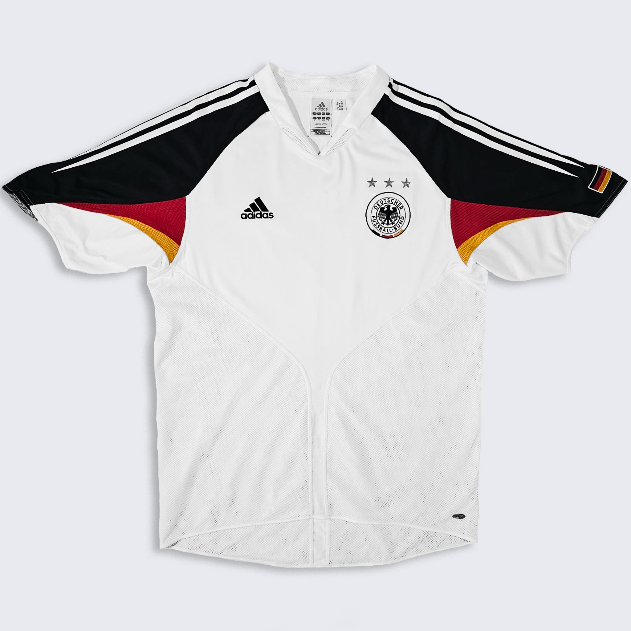 Adidas Germany Vintage Y2K Adidas Soccer Jersey Size US L / EU 52-54 / 3 - 1 Thumbnail