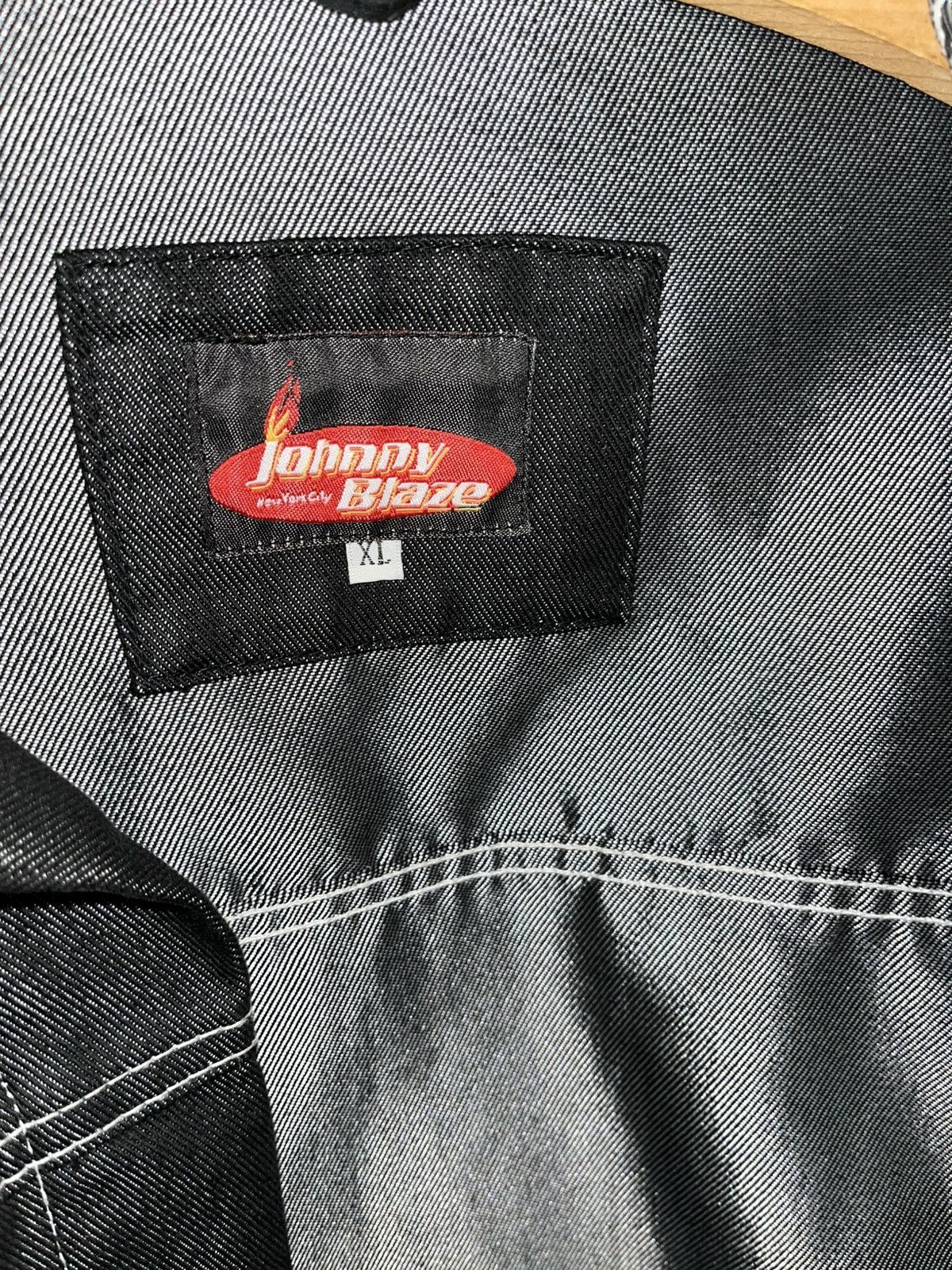 Vintage Johnny Blaze VintageDenimJacket–Rare90sHip-Hop/Y2KStreetwear Size US L / EU 52-54 / 3 - 4 Thumbnail