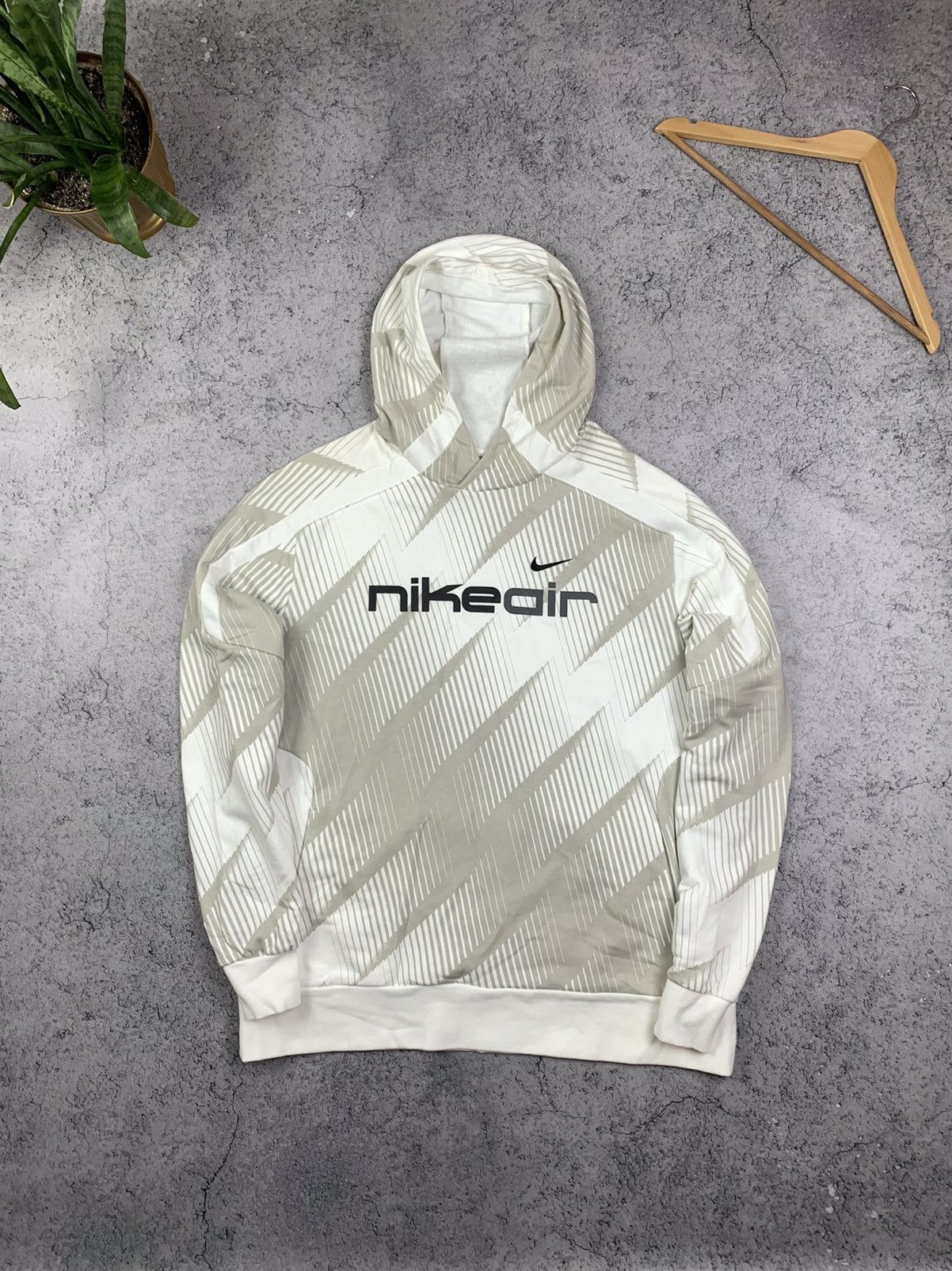 Vintage Nike AIR Vintage Mens Hoodie Jacket White Size XXL Size US XXL / EU 58 / 5 - 1 Thumbnail