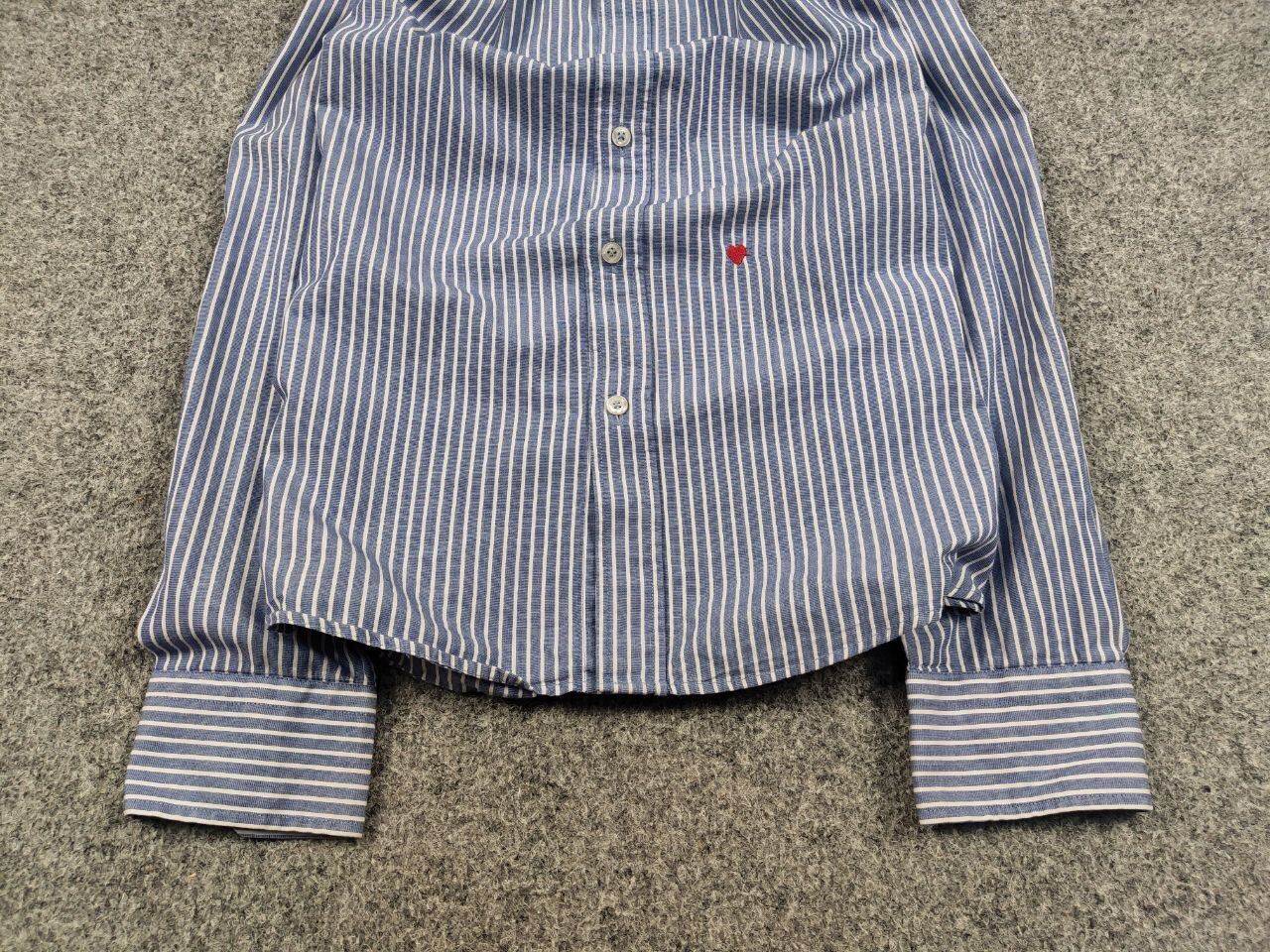 Moschino Moschino Design Casual Striped Minimalist Logo Button Shirt Size US M / EU 48-50 / 2 - 9 Thumbnail