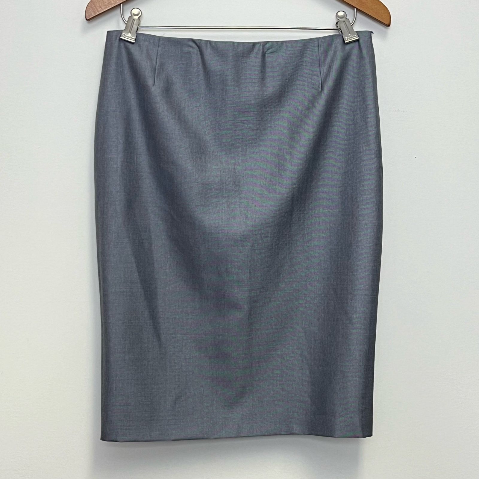 Escada Escada Silk Wool Blend Pencil Skirt Black Label 36 Small Size 28" / US 6 / IT 42 - 1 Thumbnail