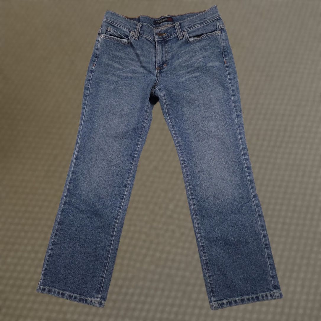 Vintage VINTAGE American Eagle Jeans Womens 4 Straight Leg Denim Mid Rise Blue Cotton Polyester Spandex Size 27" / US 4 / IT 40 - 1 Thumbnail