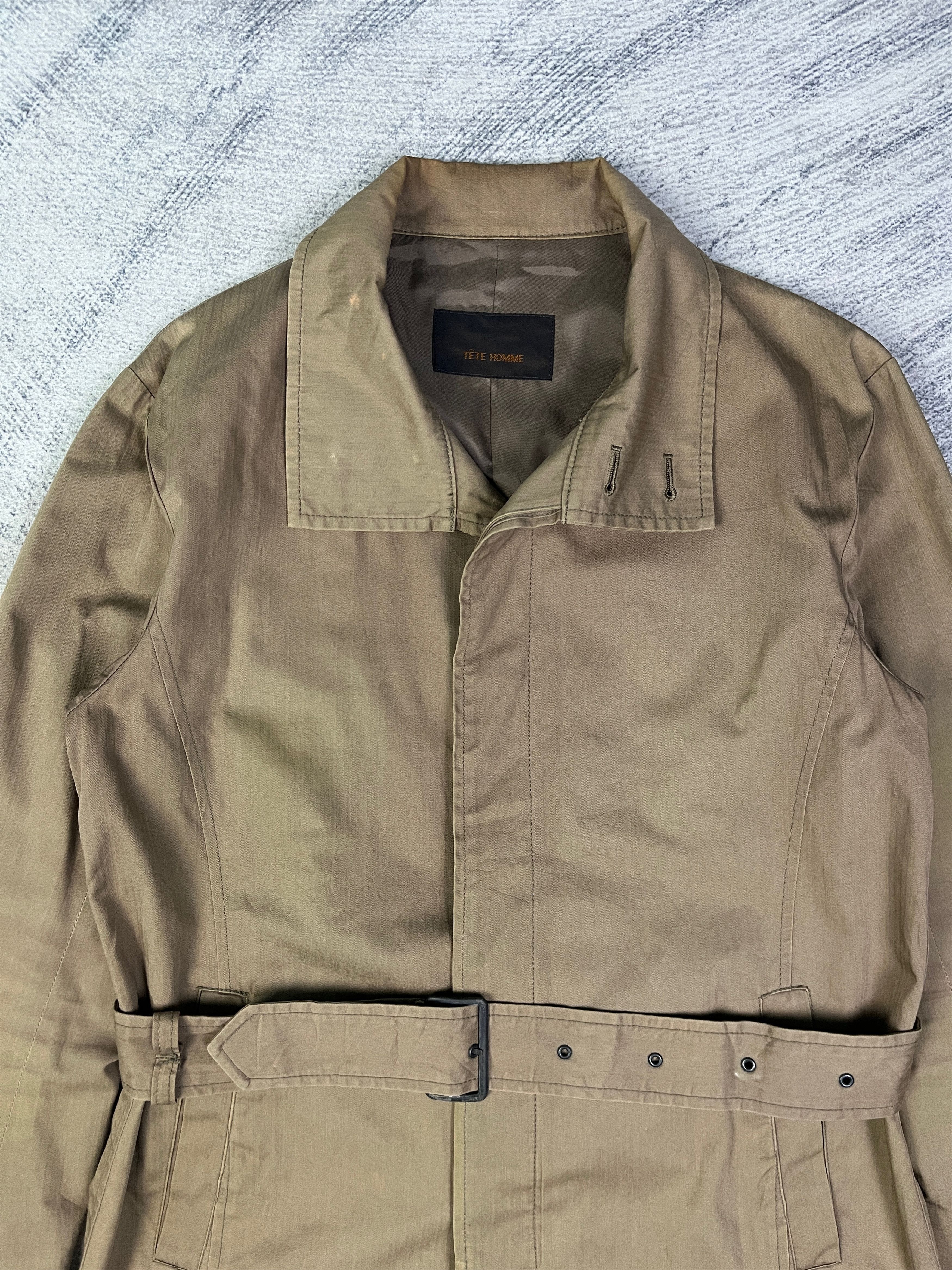 Tete Homme Tete Homme Kazutaka Kato Button Up Short Trench Coat Size US S / EU 44-46 / 1 - 3 Thumbnail