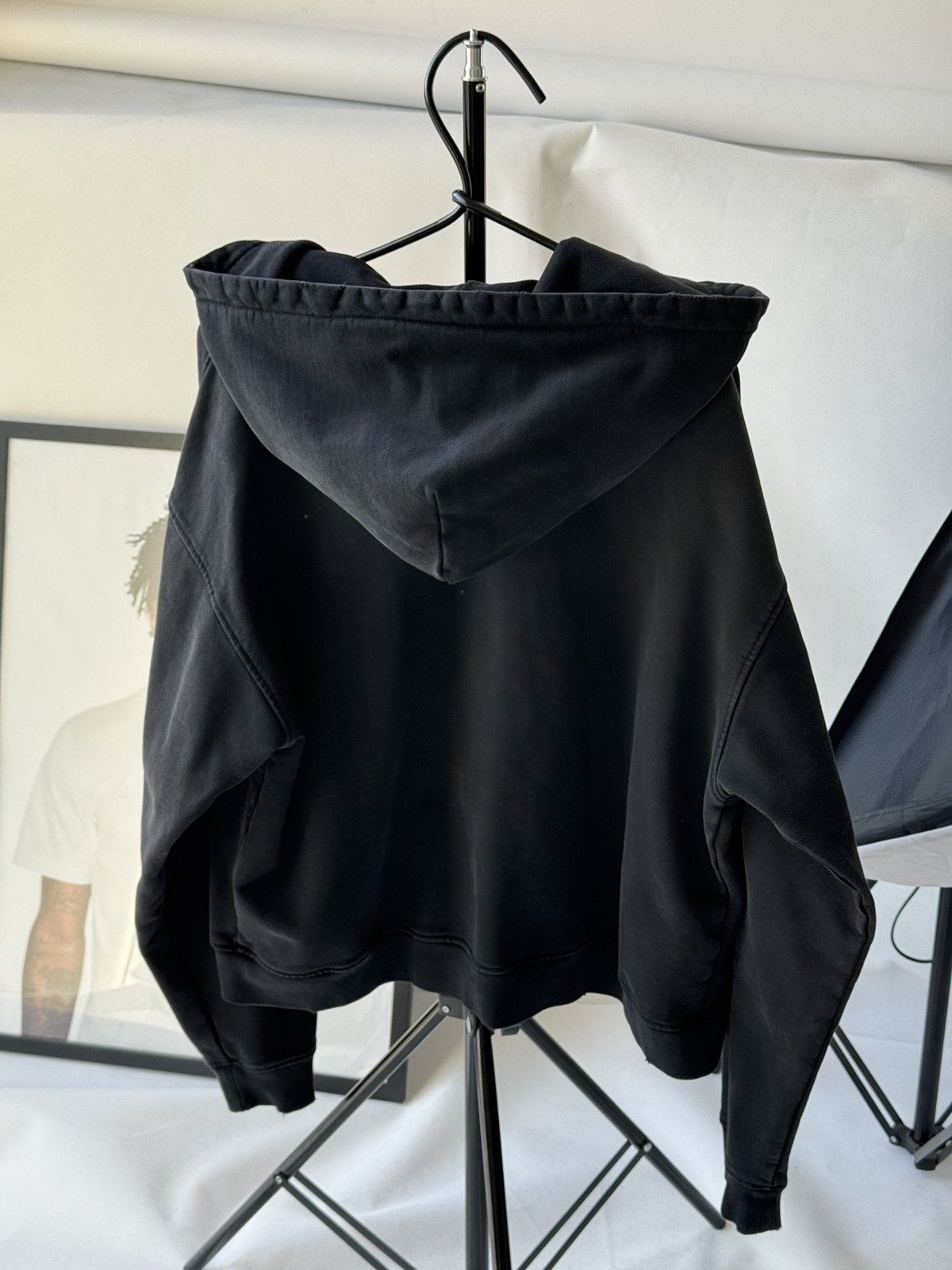 No Faith Studios NFS ZIP JACKET Washed Black Zip Up Hoodie no faith Studios Size US S / EU 44-46 / 1 - 6 Thumbnail
