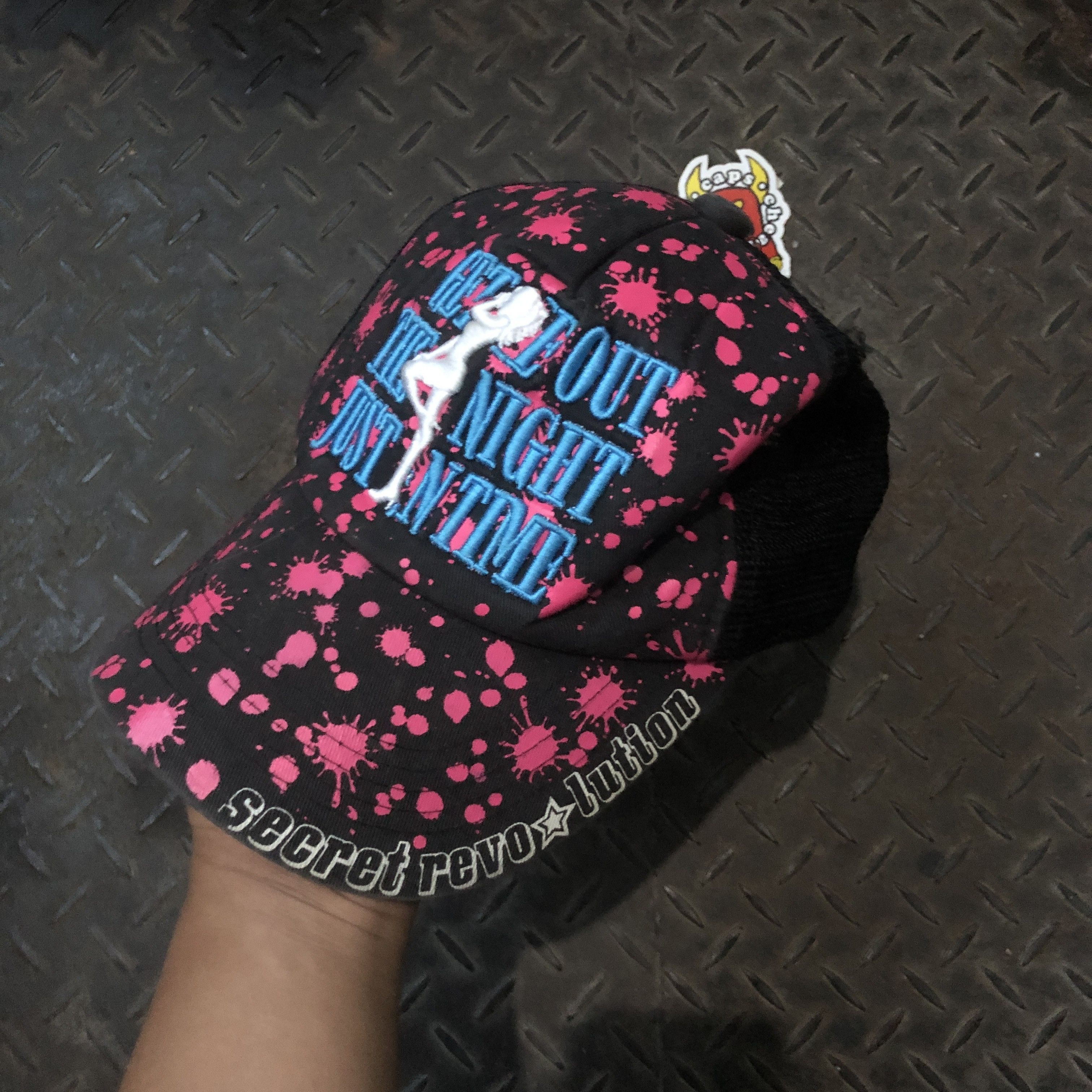 Japanese Brand Vintage Y2K Secret Revolution Trucker Hat Japanese Style Size ONE SIZE - 3 Thumbnail