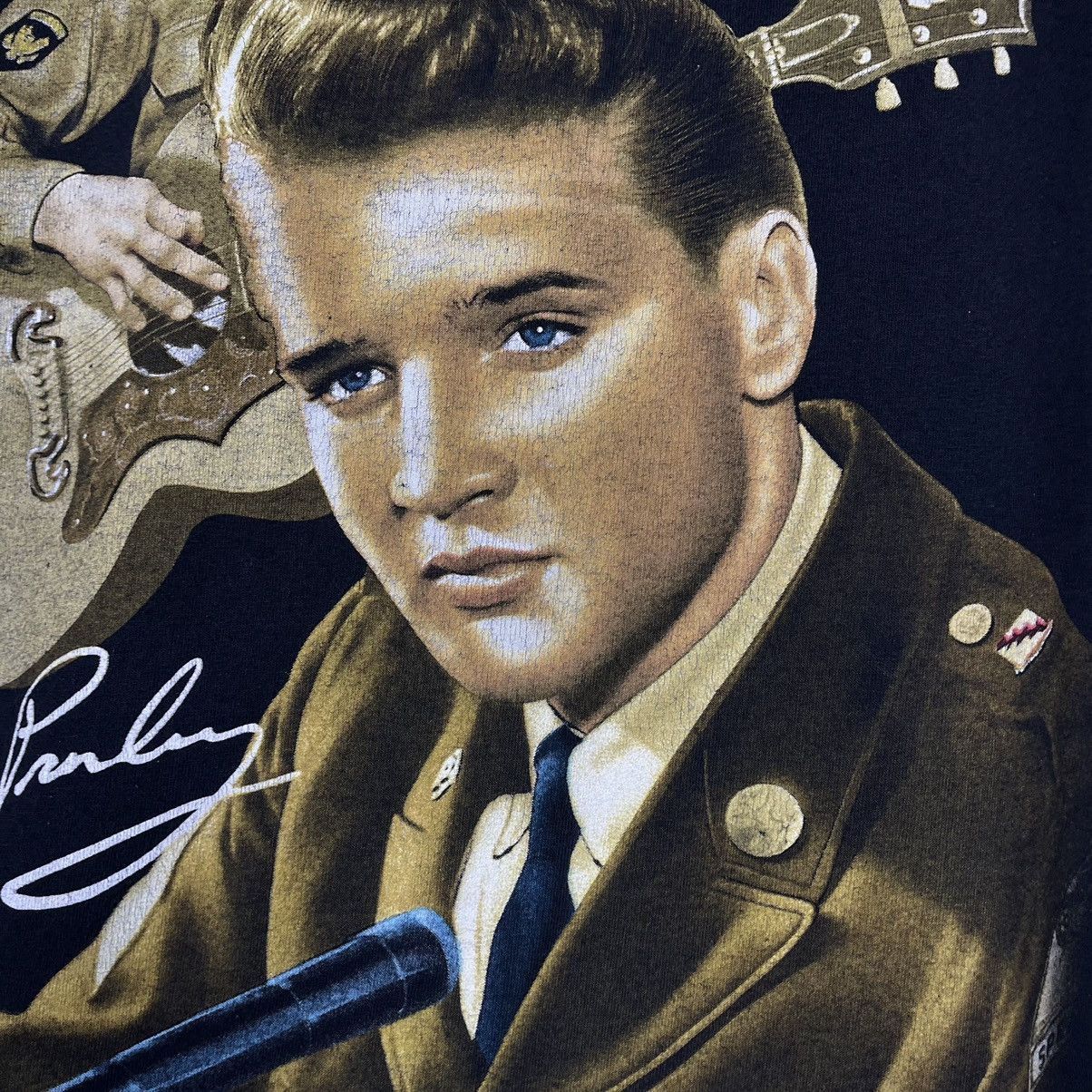Band Tees × Vintage Vintage Elvis Presley rock n roll singer tee 1996 Size US XL / EU 56 / 4 - 9 Thumbnail