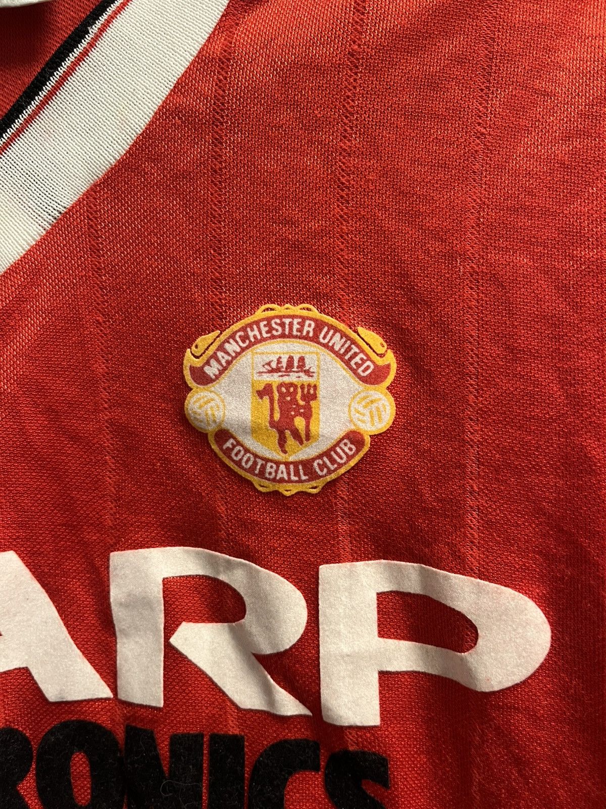 Adidas Very rare vintage Manchester United jersey 1982 1984 Size US L / EU 52-54 / 3 - 4 Thumbnail