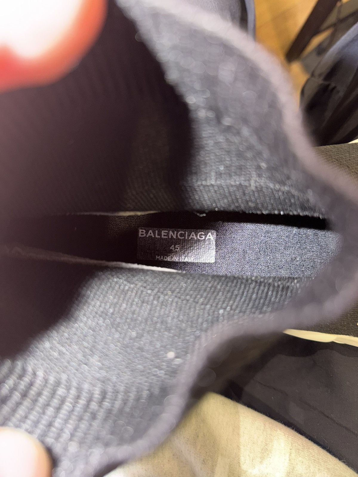 Balenciaga Balenciaga Speed Trainer -Black Size US 12 / EU 45 - 8 Thumbnail
