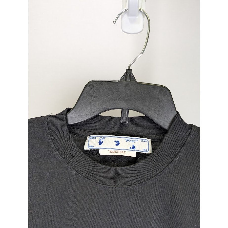 Off-White o1rshd1 Splash Arr Slim Short Sleeve T-Shirt in Black Beige Size US XS / EU 42 / 0 - 5 Thumbnail