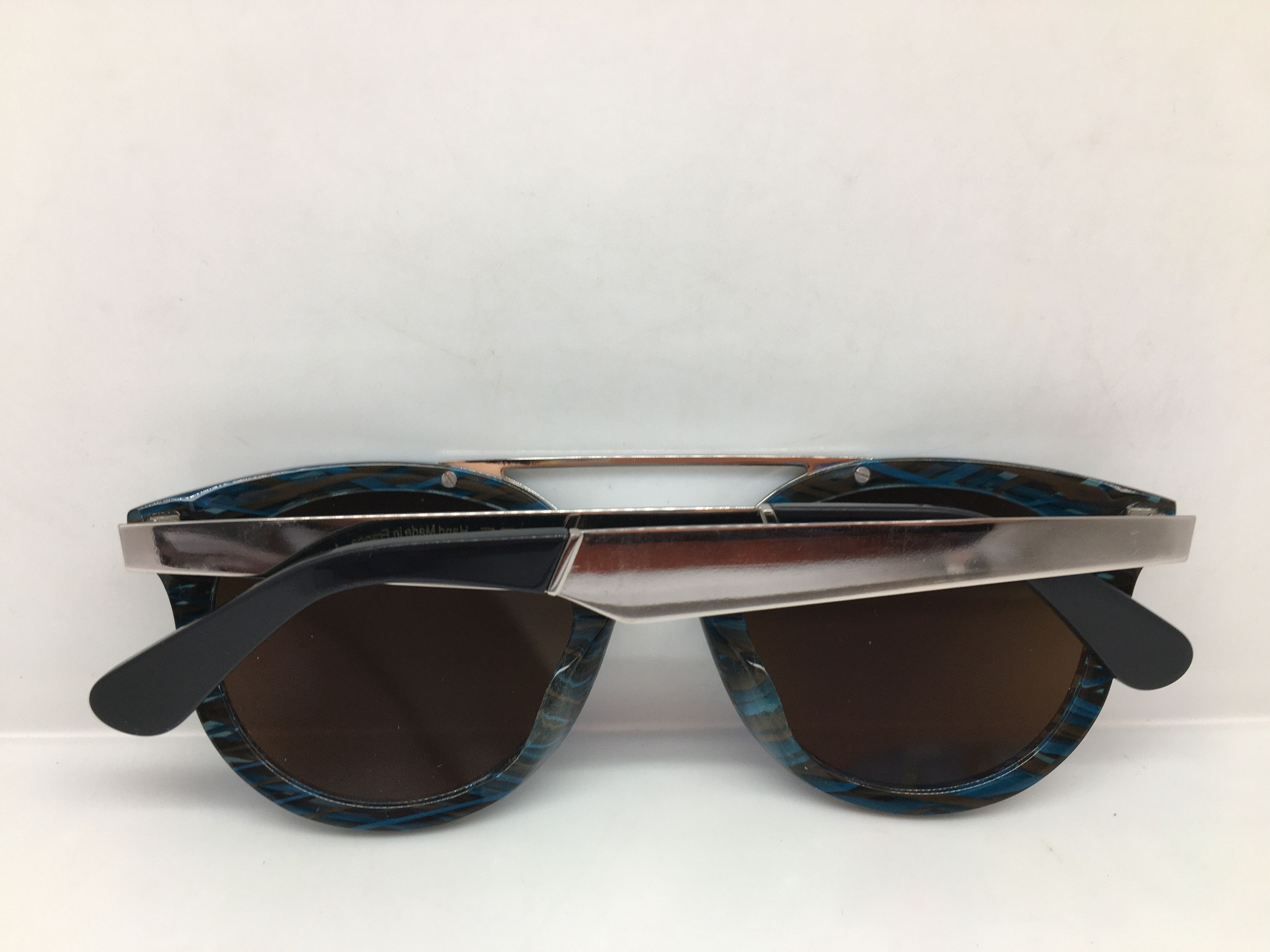 Other EOS HANDMADE Acetate Sunglasses Frame Silver Size ONE SIZE - 6 Thumbnail