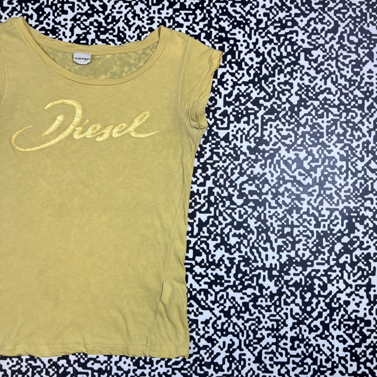 Diesel Vintage Y2K Diesel Big Logo Retro Casual T-shirt 90s Style Size S / US 4 / IT 40 - 5 Thumbnail