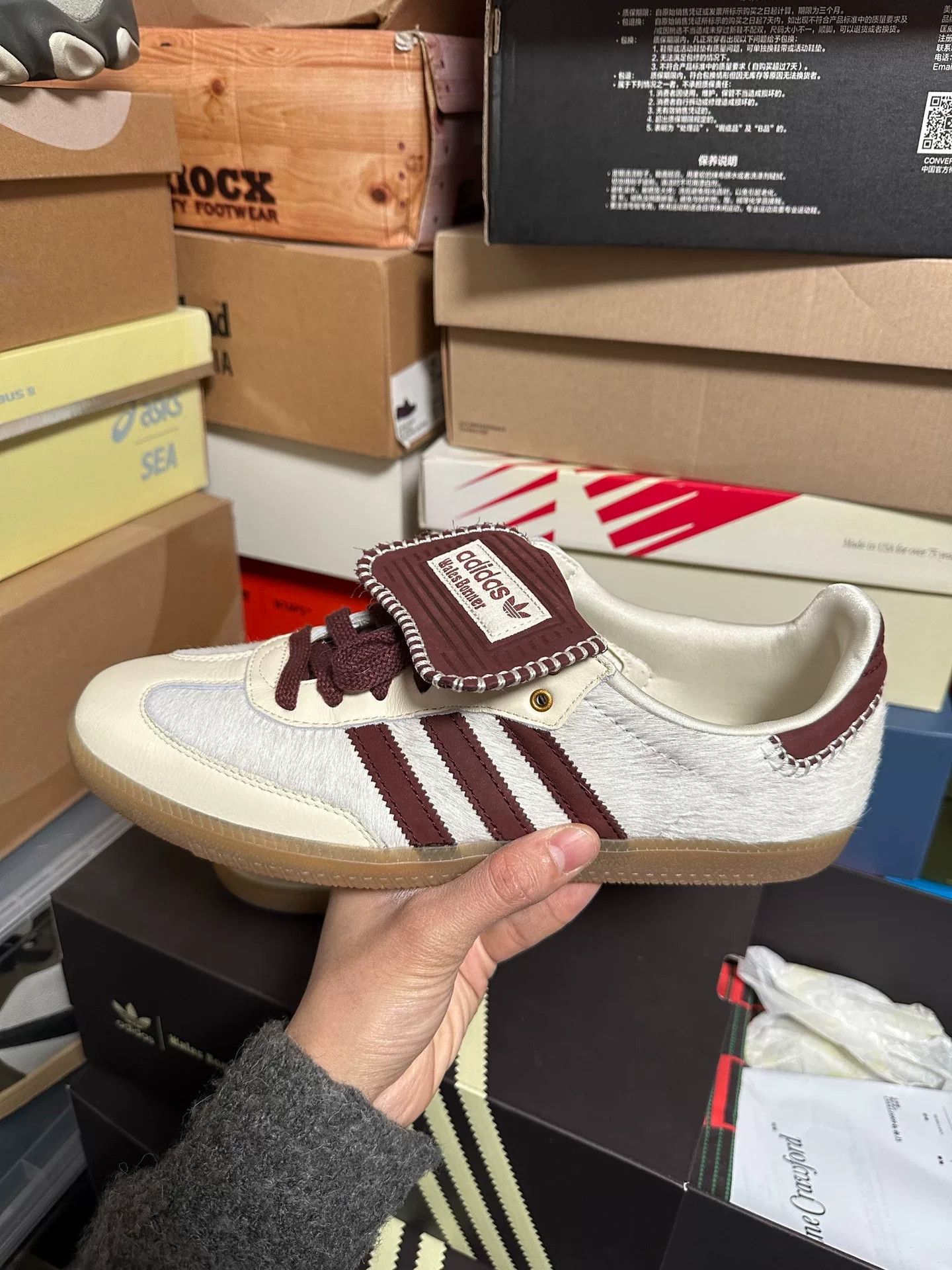 Wales Bonner WALES BONNER x adidas Samba Size US 12 / EU 45 - 1 Thumbnail