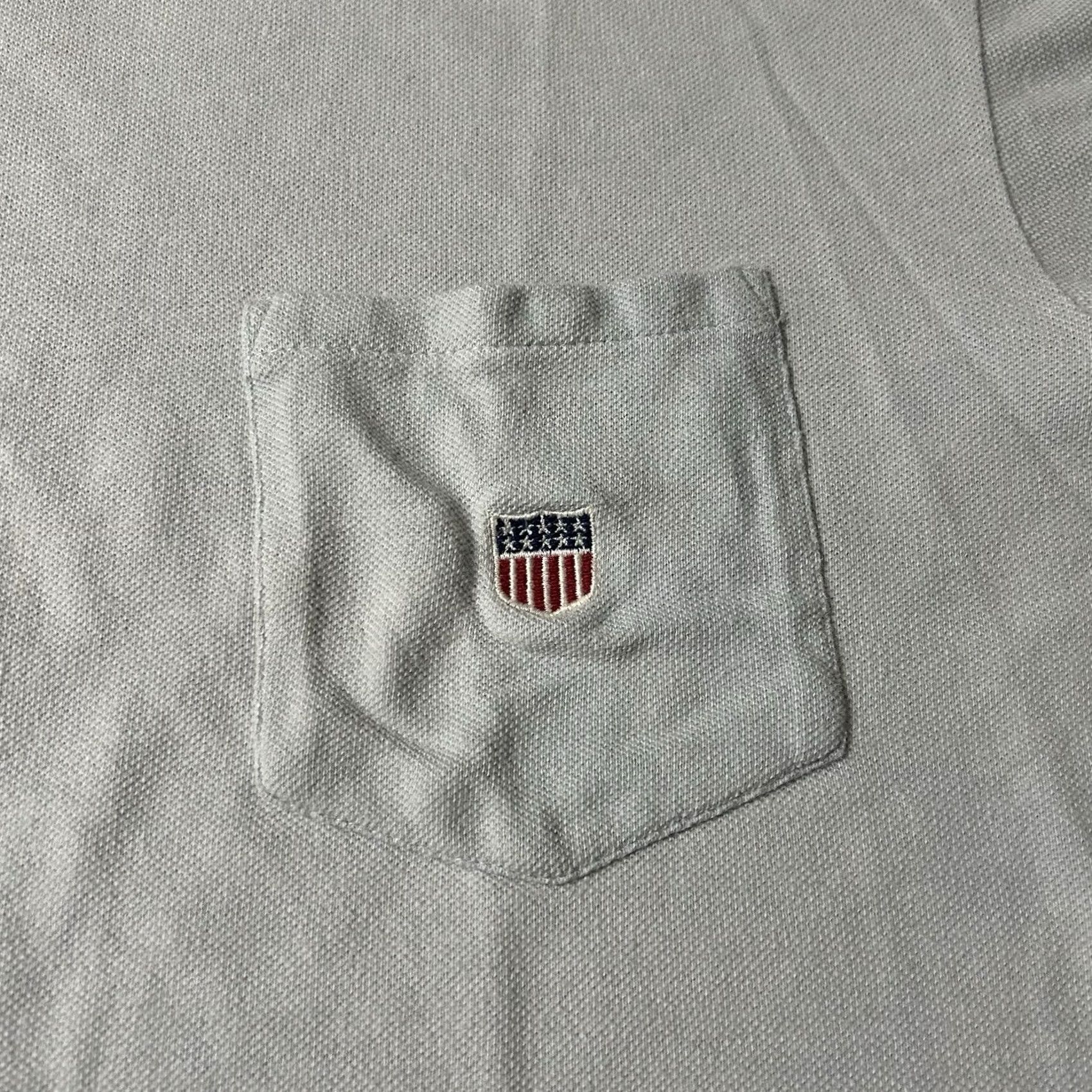 Vintage VINTAGE Polo Country K Swiss Flag Shield Logo Pocket Shirt Light Blue M 90s Mens Shirt Pockets Logo Size US M / EU 48-50 / 2 - 2 Thumbnail