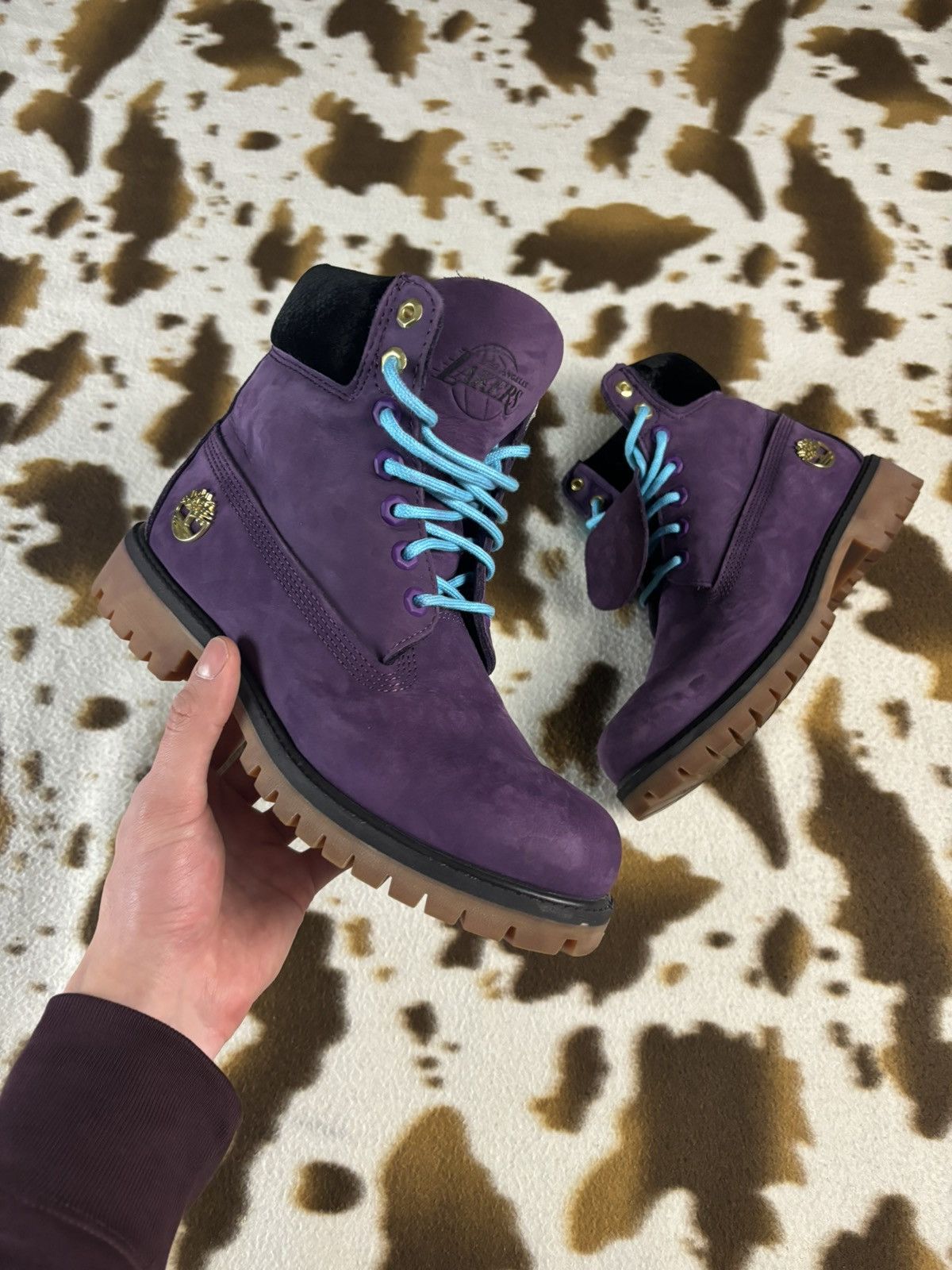 NBA × Timberland Timberland x NBA x Lakers 7inch Boots 26 cm 8 Us 42 Eu Size US 8 / EU 41 - 1 Thumbnail