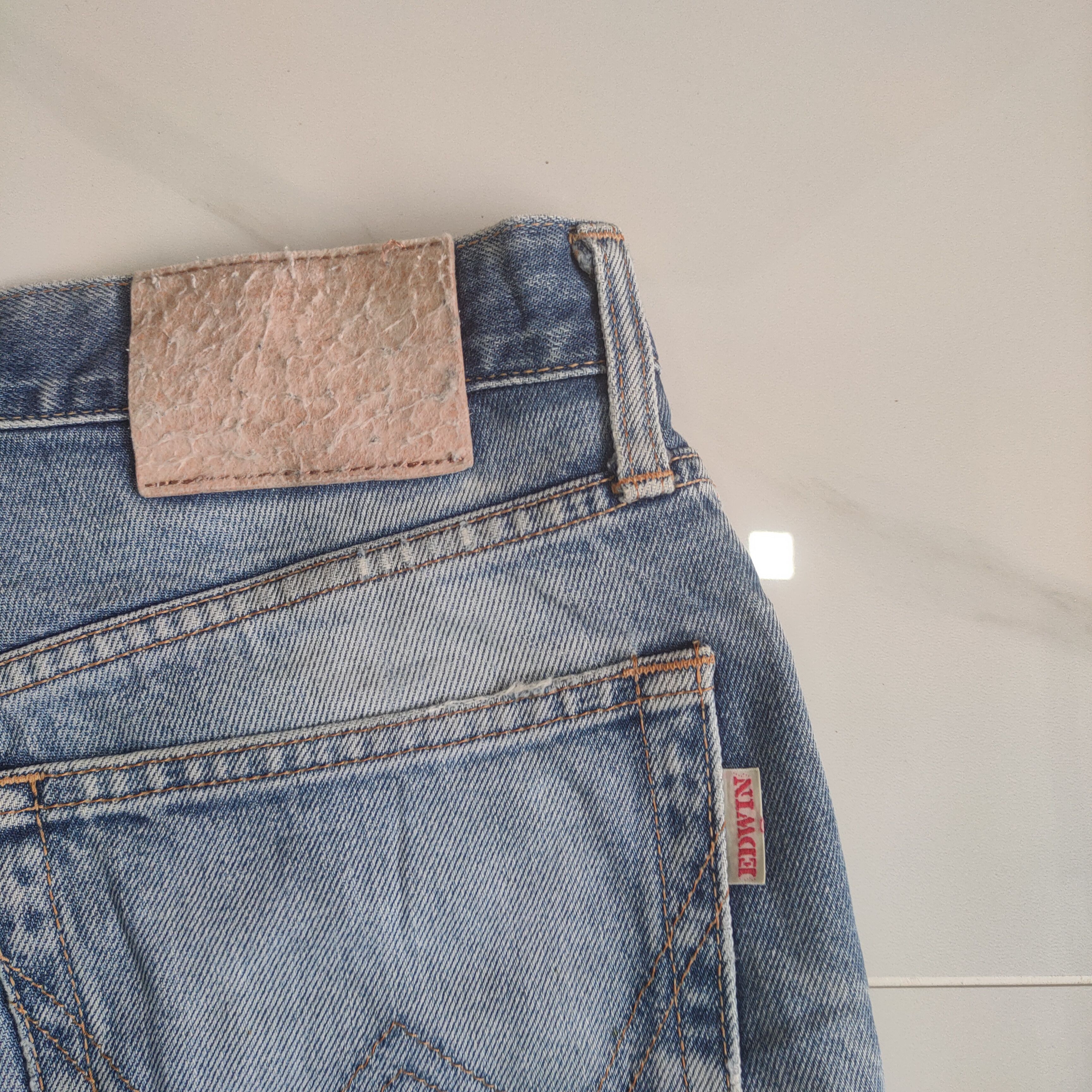 Edwin VINTAGE EDWIN MUD WASHED BLUE JEAN DENIM PANTS Size US 32 / EU 48 - 11 Thumbnail
