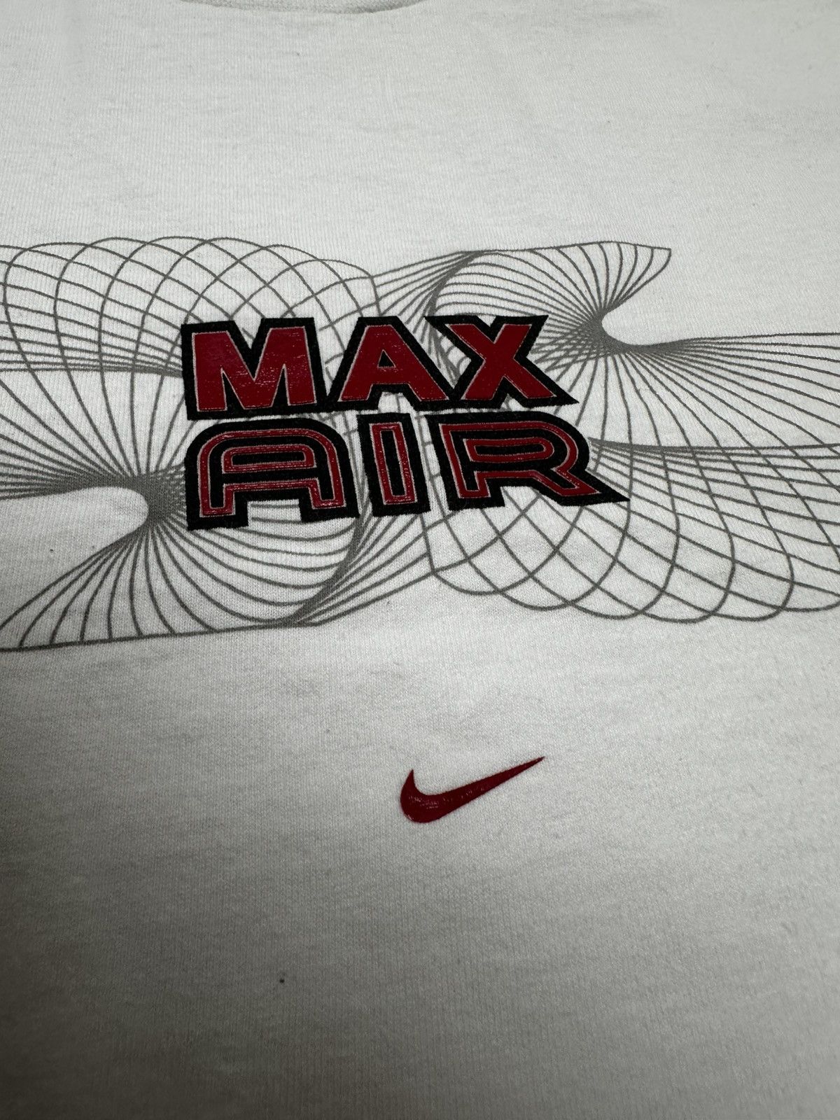 Nike × Vintage Vintage White Nike “Max Air” T-Shirt Size US XL / EU 56 / 4 - 3 Thumbnail