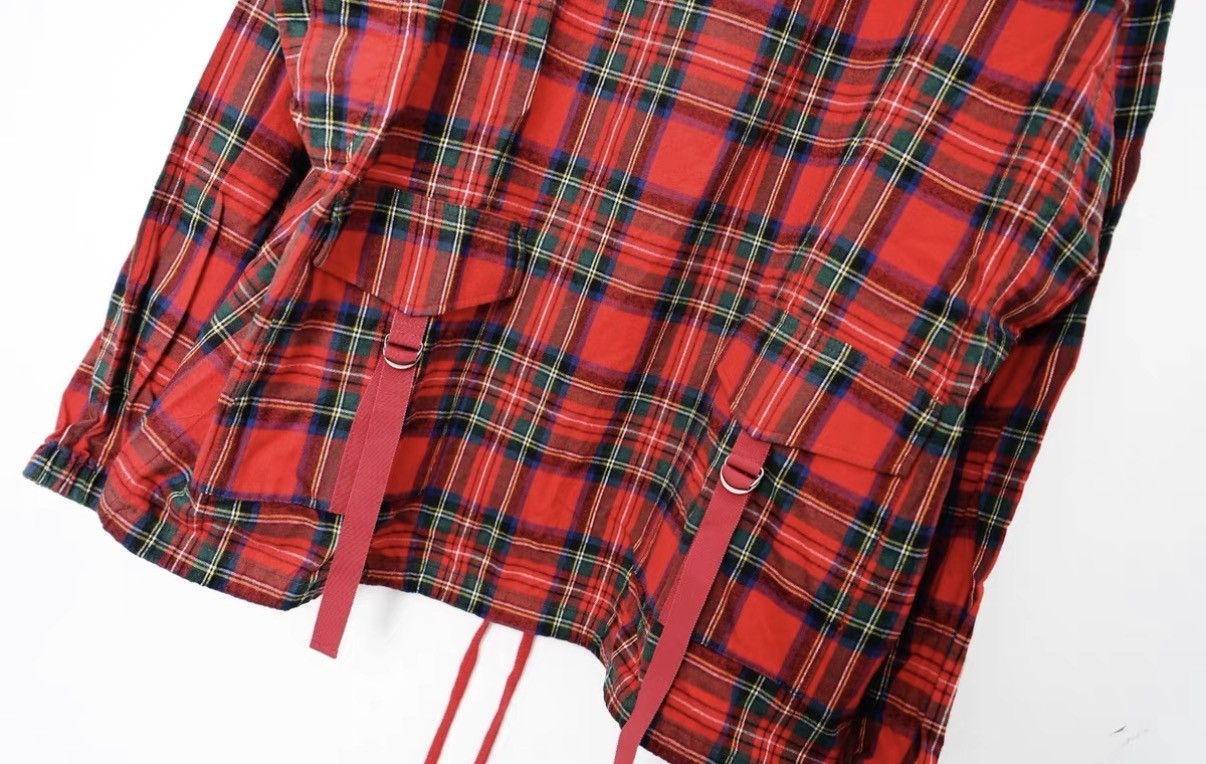 Iroquois Japan Iroquois Plaid Drawstring Sweatshirt Size US XS / EU 42 / 0 - 6 Thumbnail