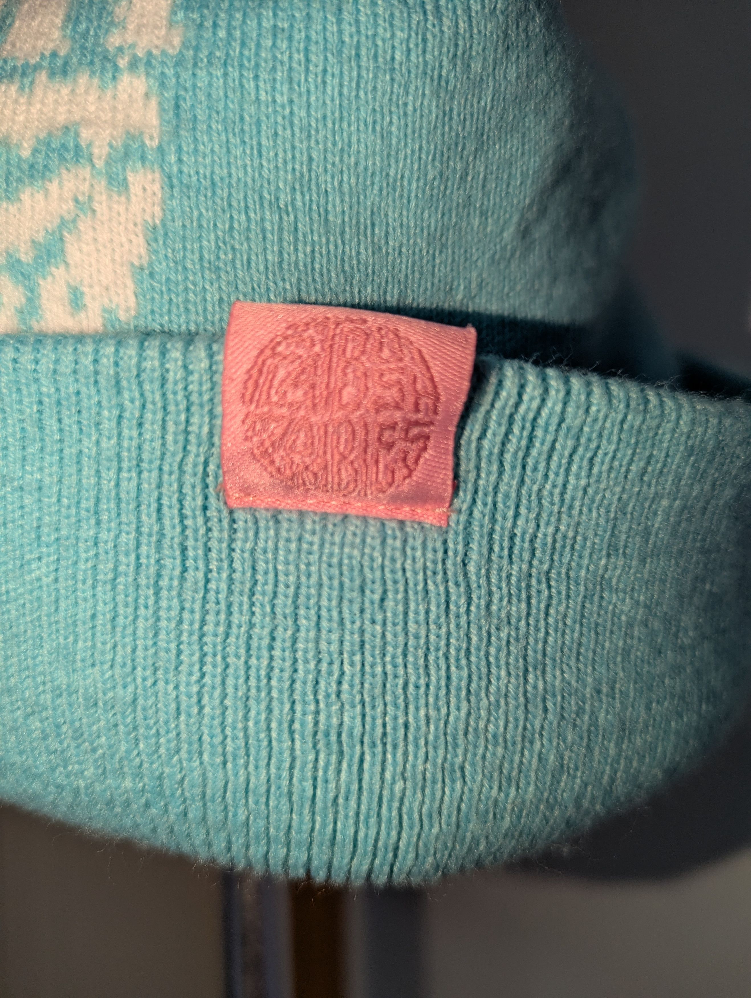 Flatbush Zombies Light Blue Beanie from Flatbush Zombies Size ONE SIZE - 2 Thumbnail