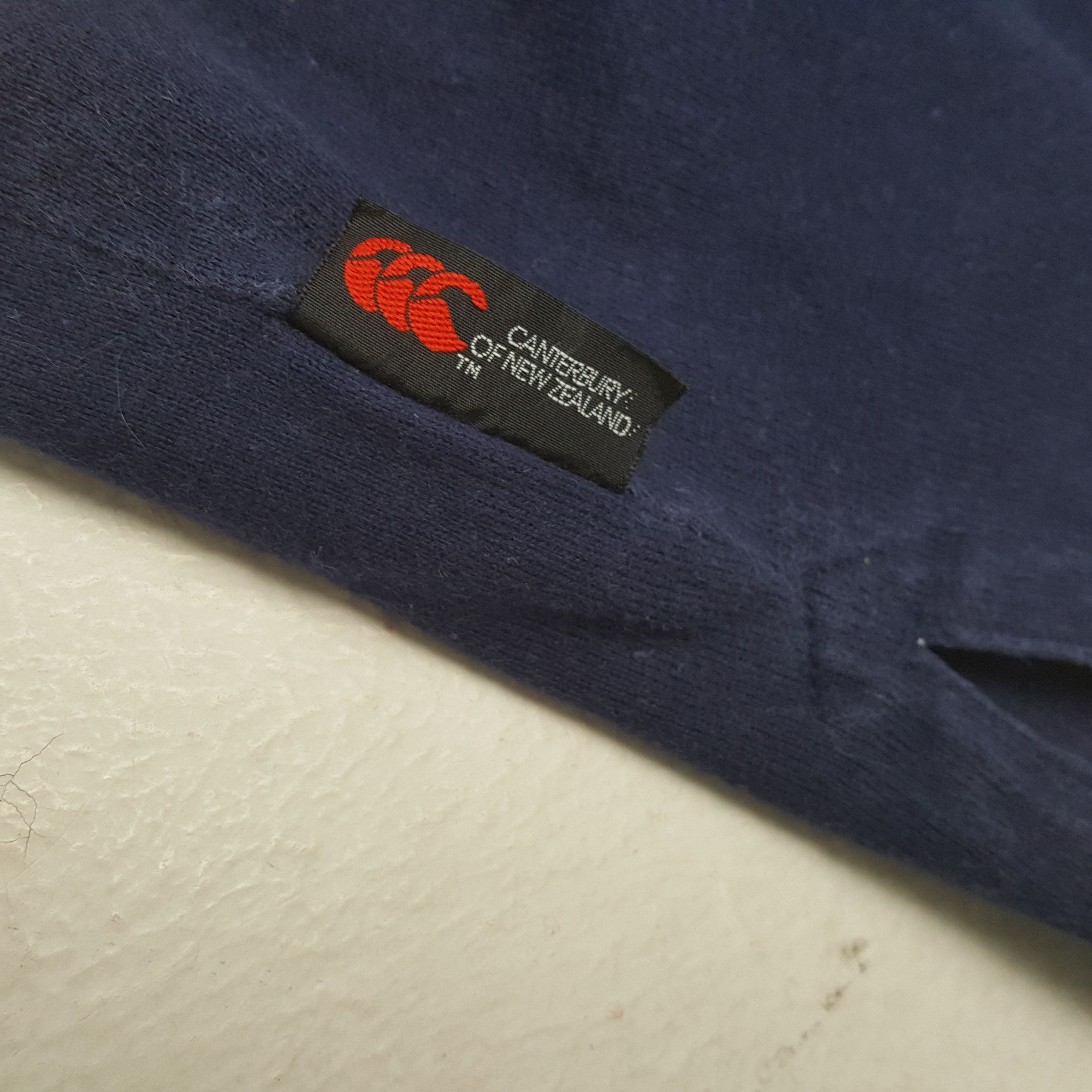Canterbury of New Zealand × Vintage CANTERBURY OF NEW ZEALAND Nice Design Short Sleeve Hoodies Size US M / EU 48-50 / 2 - 10 Thumbnail