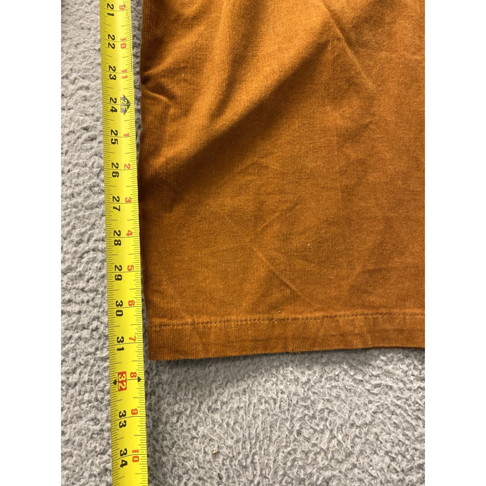 Vintage St. John's Bay Women’s Wide Leg Pants 24W Corduroy Brown Pecan Straight Casual Outdoor Size 42" / US 20 - 7 Thumbnail