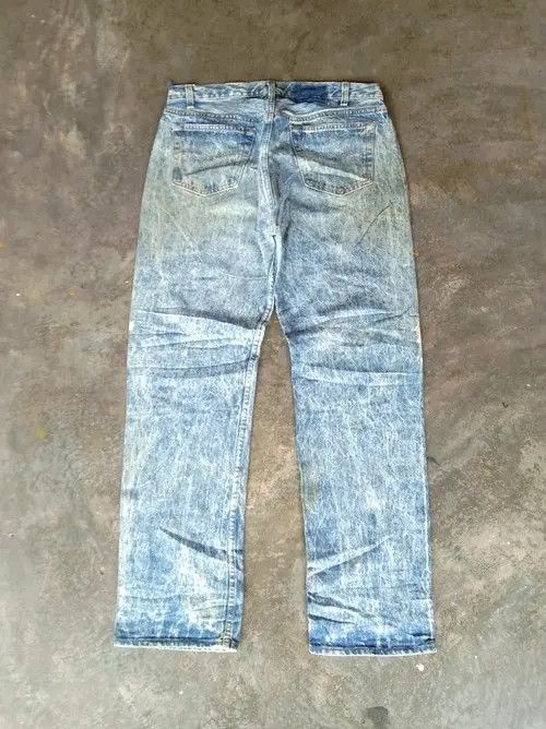 Levi's × Vintage 80s Vintage Levis 501 Made In USA Distressed Jeans 34x32 Size US 34 / EU 50 - 2 Thumbnail