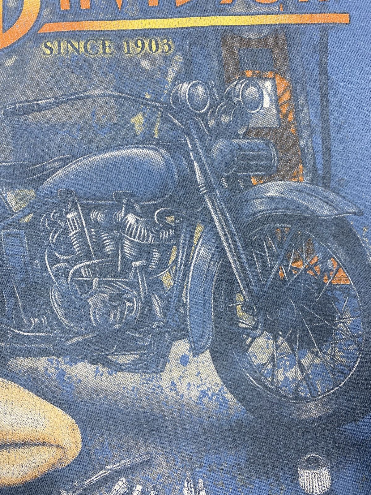Harley Davidson × Vintage Vintage Harley Davidson 2005 Biker Tee T Shirt Size US XXL / EU 58 / 5 - 11 Thumbnail