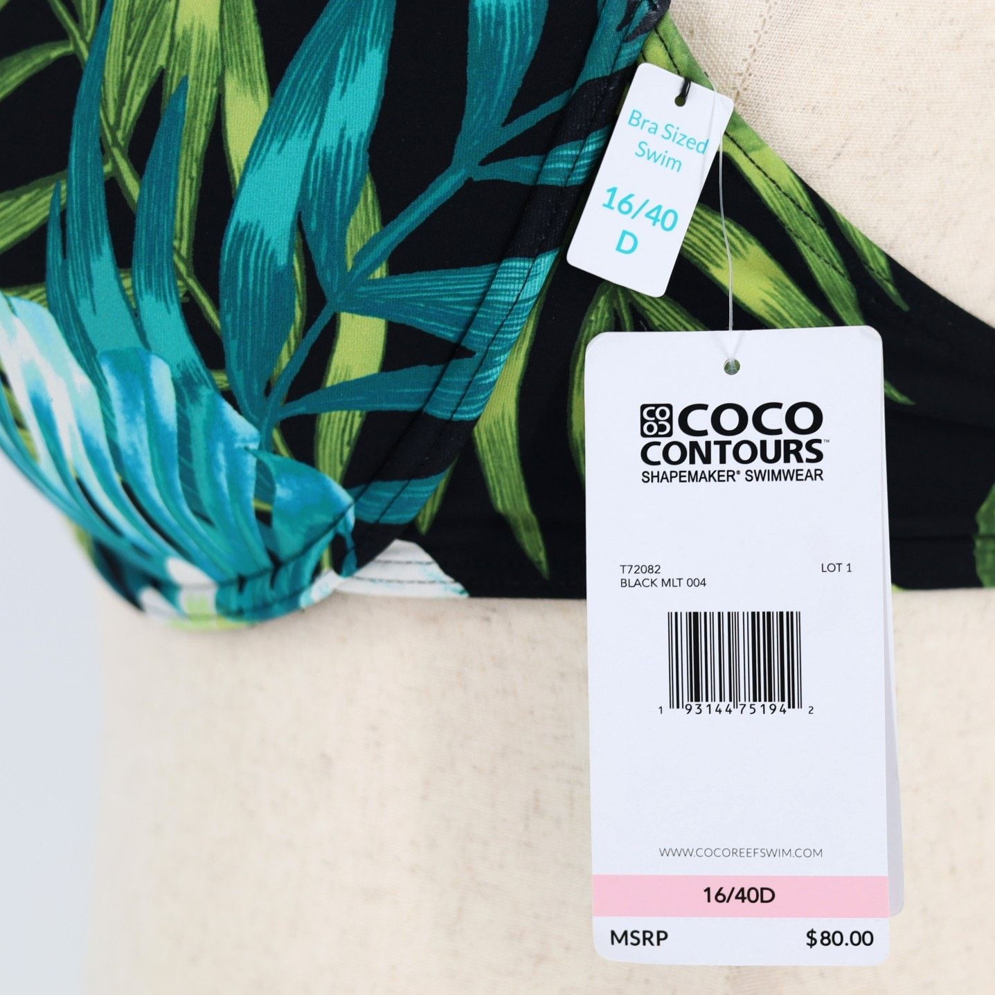 The Unbranded Brand Coco Reef Contours Women Push-Up Halter Bikini Top 16/40D Size ONE SIZE - 3 Thumbnail