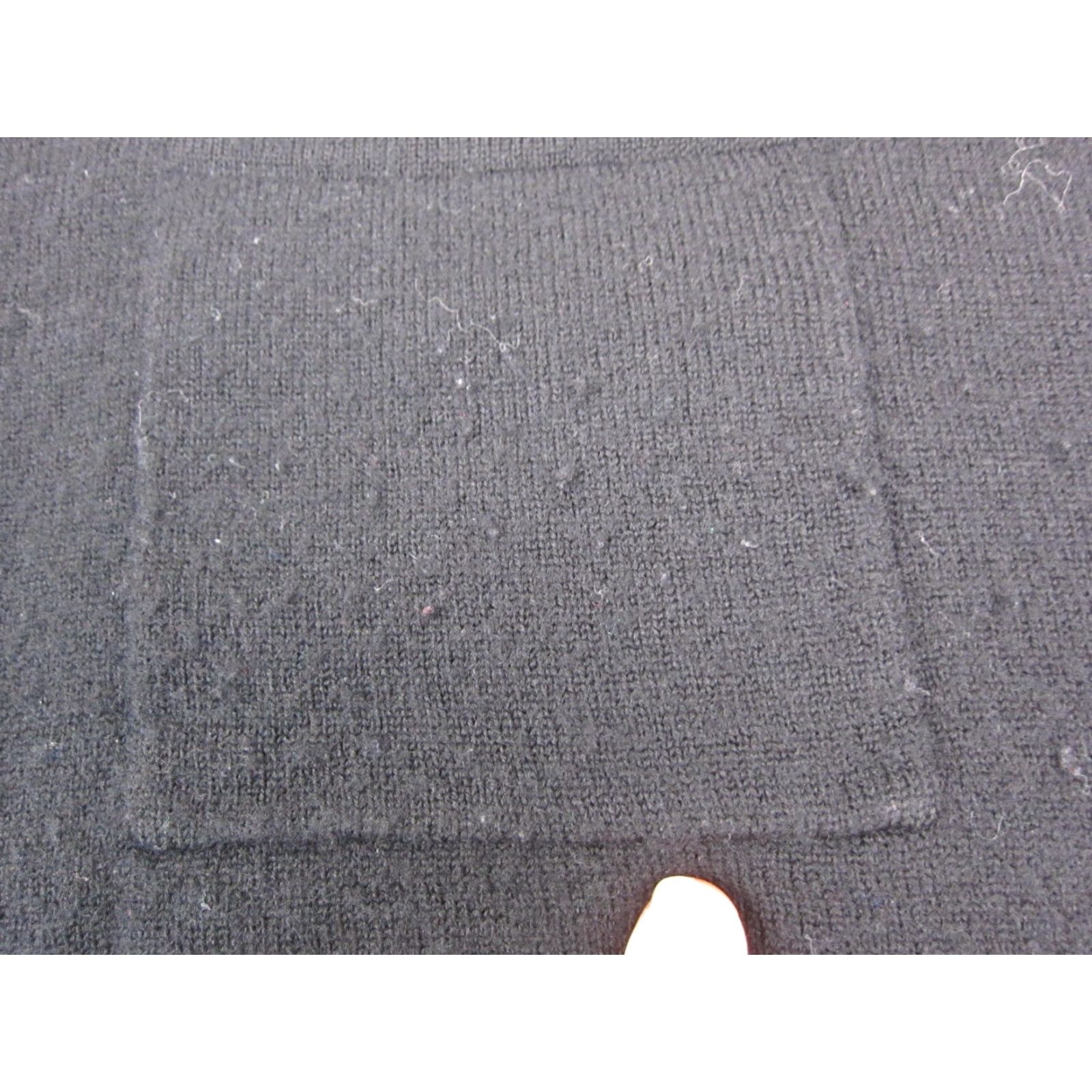 Talbots VINTAGE Talbots Cardigan Sweater Womens L Black 100% Wool Button Front 90s FW Women Mens Size L / US 10 / IT 46 - 4 Thumbnail