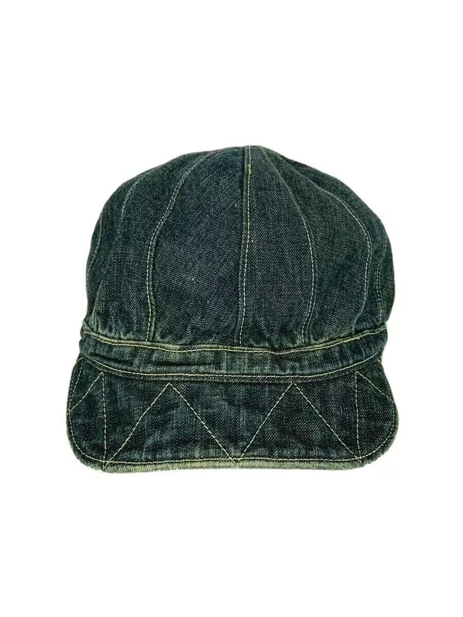 Contrast Stitch Denim Cap Contrast Stitch Denim Strapback Cap