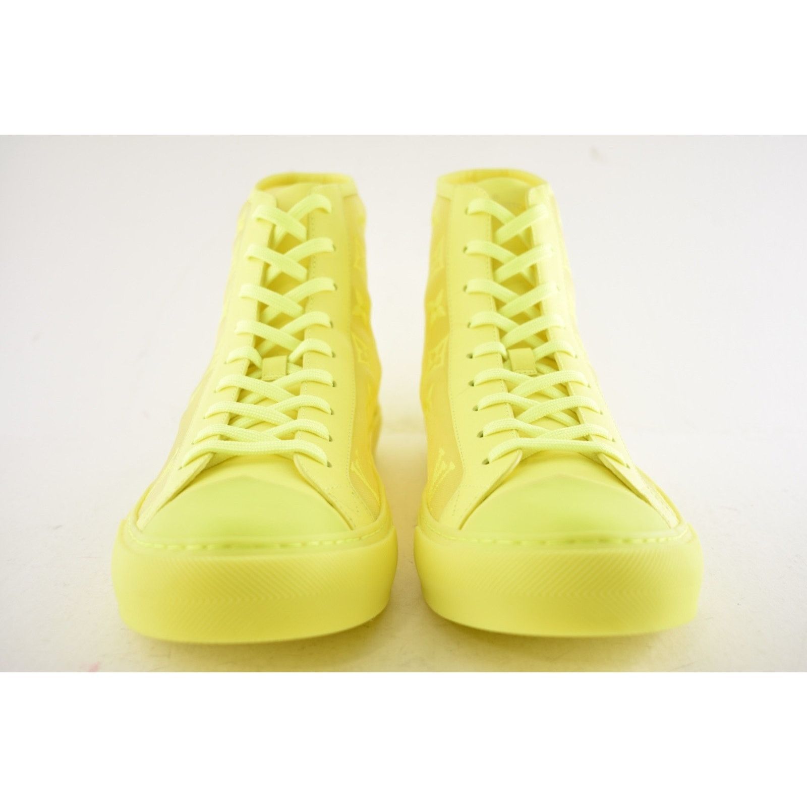 Louis Vuitton Louis Vuitton Luxembourg Tattoo Yellow Monogram High Top Size US 10 / EU 43 - 7 Thumbnail