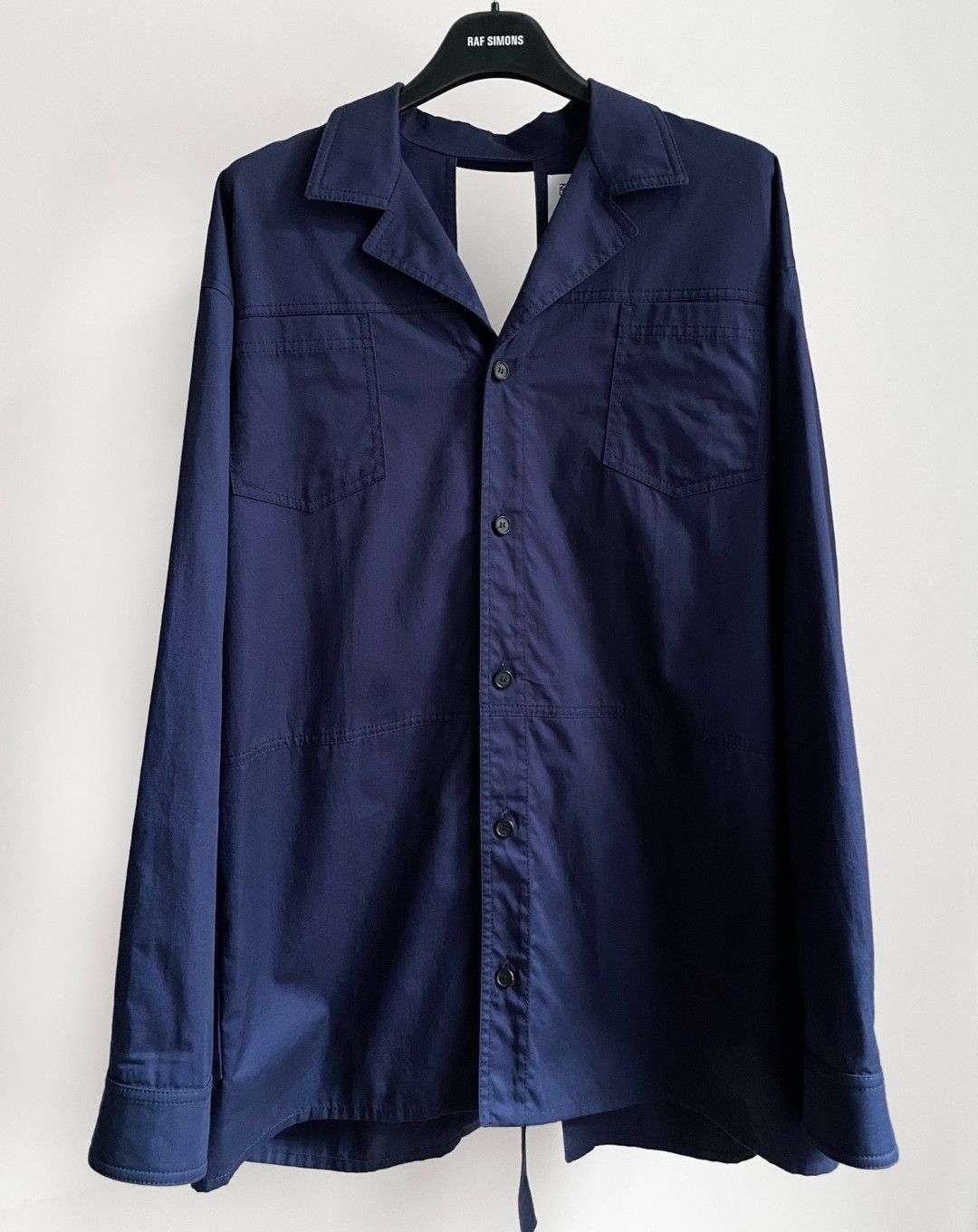 Raf Simons Ck Back Deconstructed Silhouette shirt