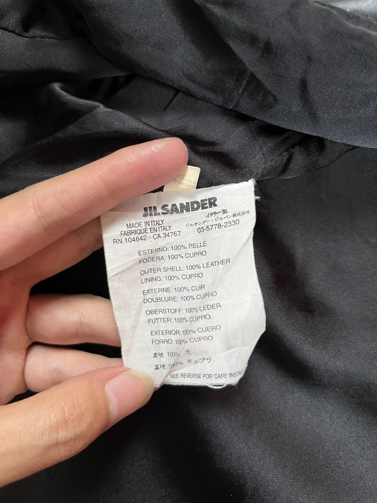Jil Sander Jil Sander double breasted leather jacket Size S / US 4 / IT 40 - 12 Thumbnail