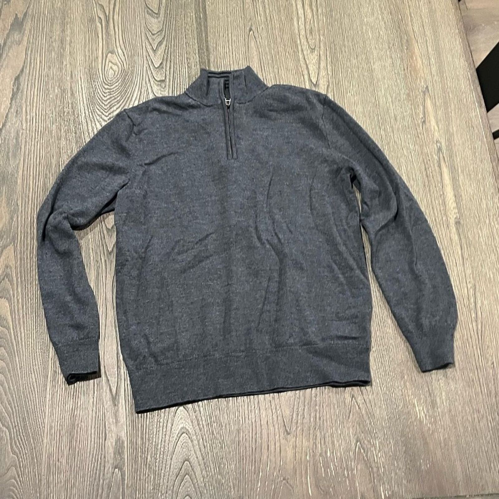 UNTUCKit UNTUCKit Belguardo 1/2 Zip Sweater 100% Merino Wool S Size US S / EU 44-46 / 1 - 1 Thumbnail