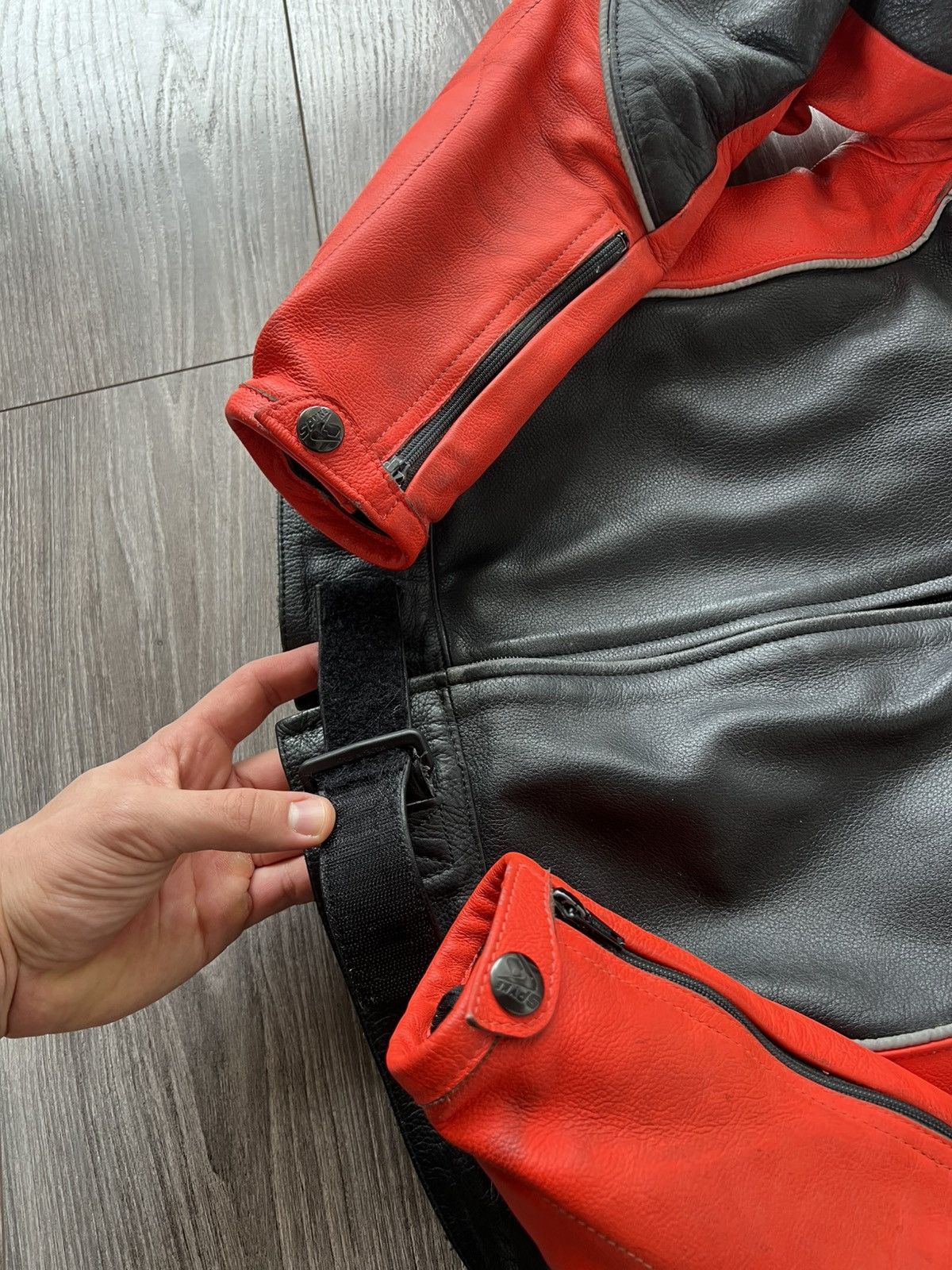 Genuine Leather ‼️Rare Vintage Spyke Racing Made in Italy Leather Save Jacket Size US M / EU 48-50 / 2 - 10 Thumbnail