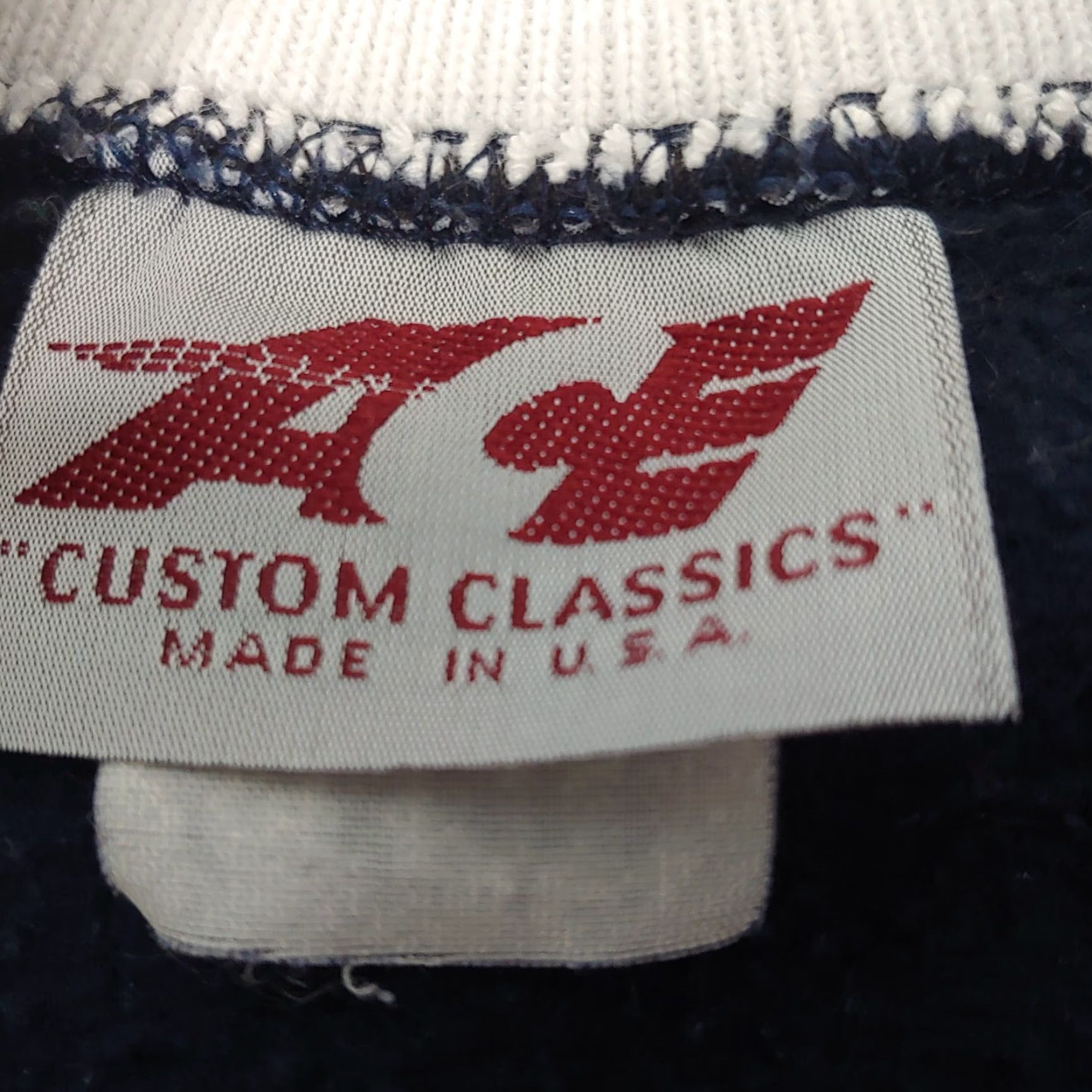 Vintage VINTAGE ACE Custom Classics Sweatshirt Collared Crew Neck Deer Buck Embroidered Blue Women L/XL Size L / US 10 / IT 46 - 2 Thumbnail
