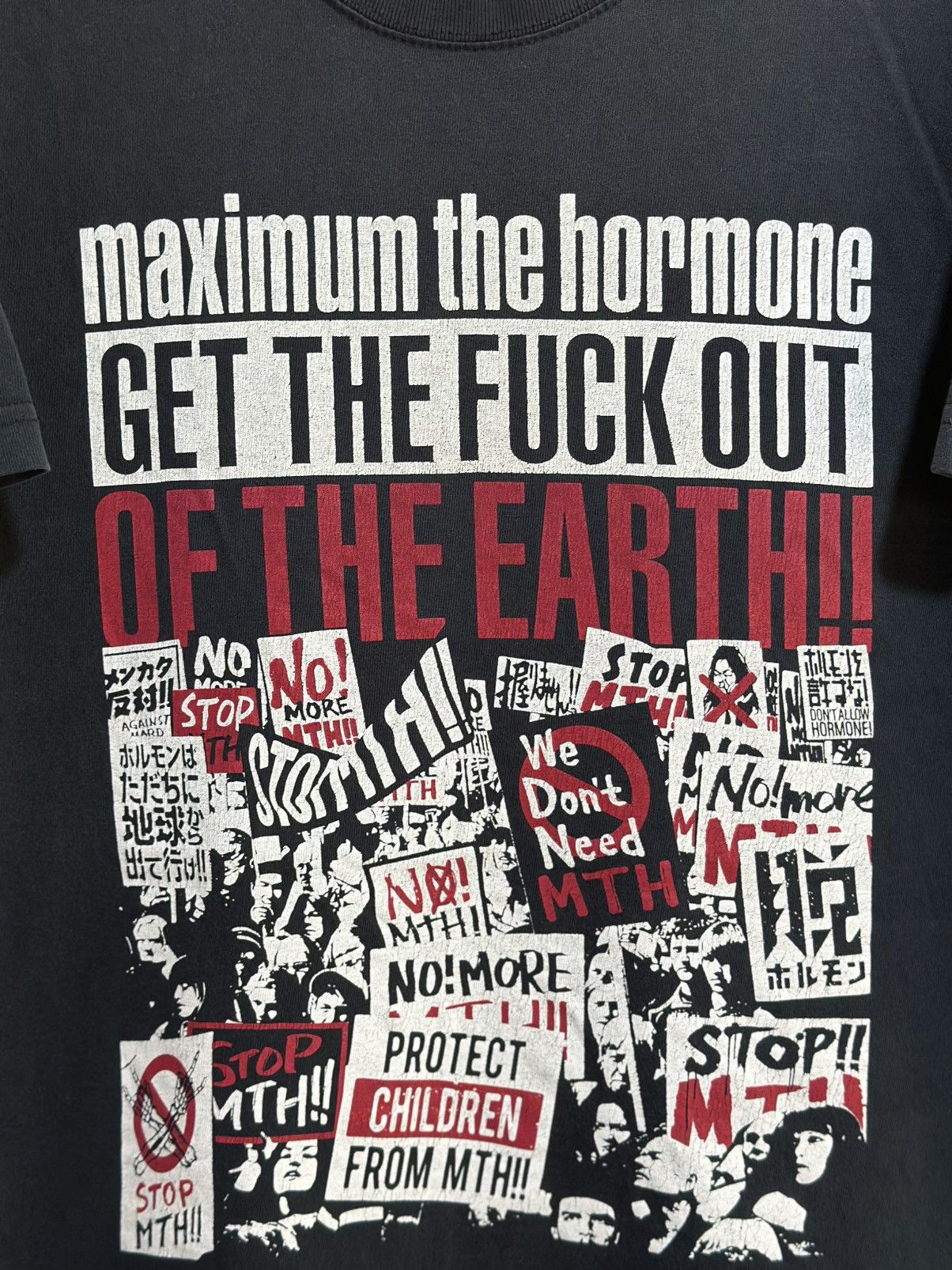 Band Tees Vintage Maximum The Hormone Faded Tee Size US L / EU 52-54 / 3 - 4 Thumbnail