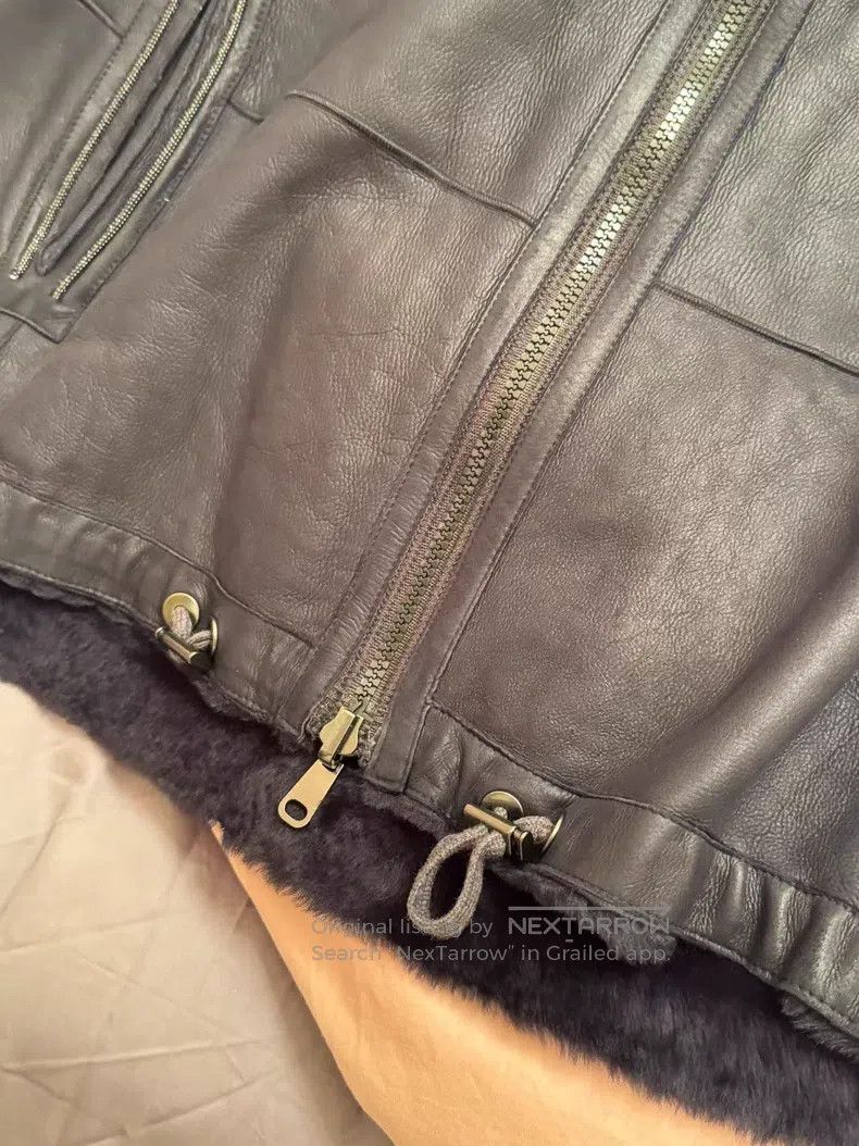 Brunello Cucinelli Brunello Cucinelli Double-Sided Fur and Leather Jacket Size XS / US 0-2 / IT 36-38 - 6 Thumbnail