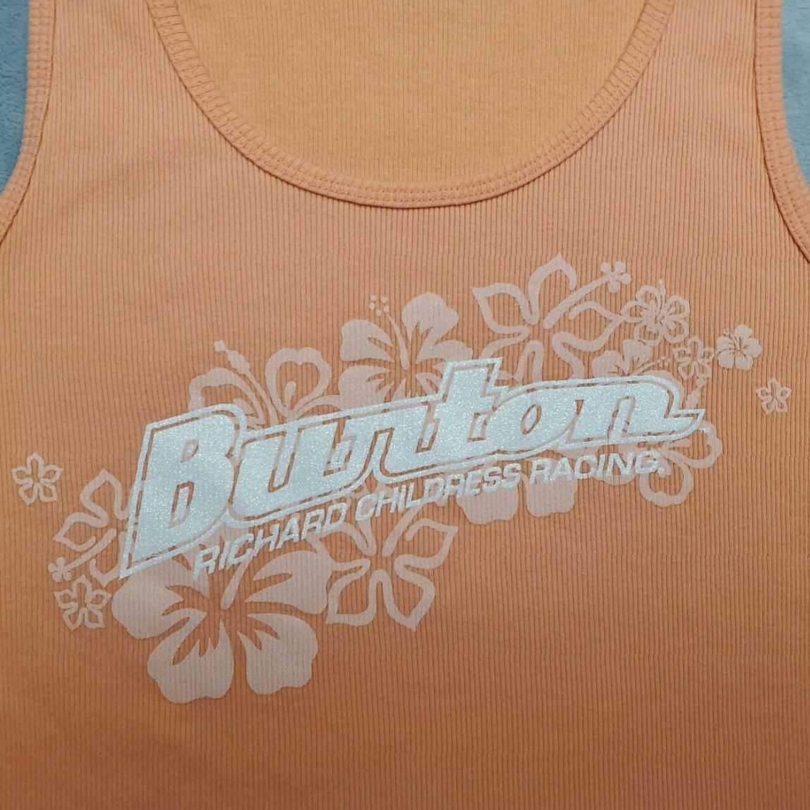 Chase Authentics VINTAGE Richard Childress Womens S Peach Richard Childress Burton Nascar Ribbed Tank Top Shirt Womens XS Peach Ribbed Tank Top NASCAR Racing Olomb? Size S / US 4 / IT 40 - 2 Thumbnail