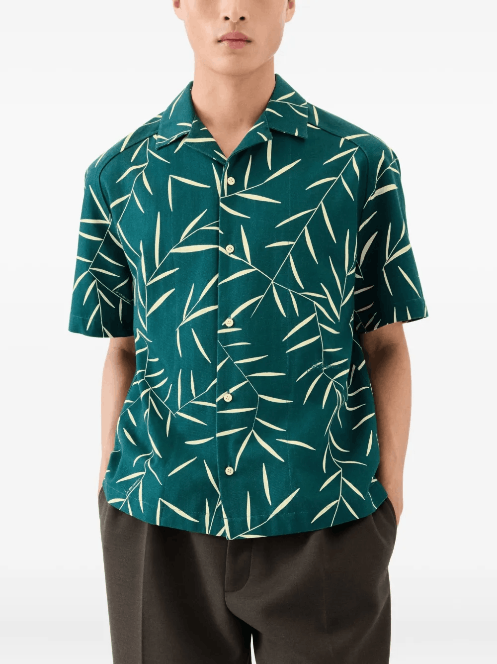 Other Printed Short-Sleeve Shirt | Green Size US L / EU 52-54 / 3 - 3 Thumbnail
