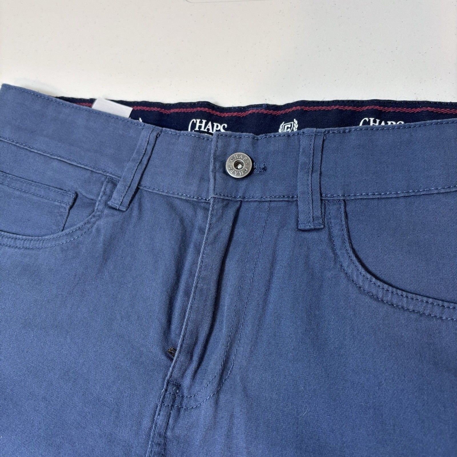Chaps Chaps 5-Pocket Strech Navy Blue Mens Pants 31 * 30 NWOT Size US 31 - 10 Thumbnail