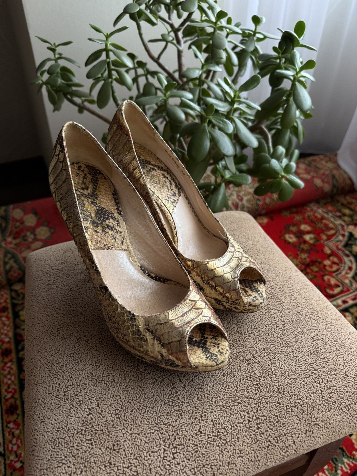 Dior Python Heels