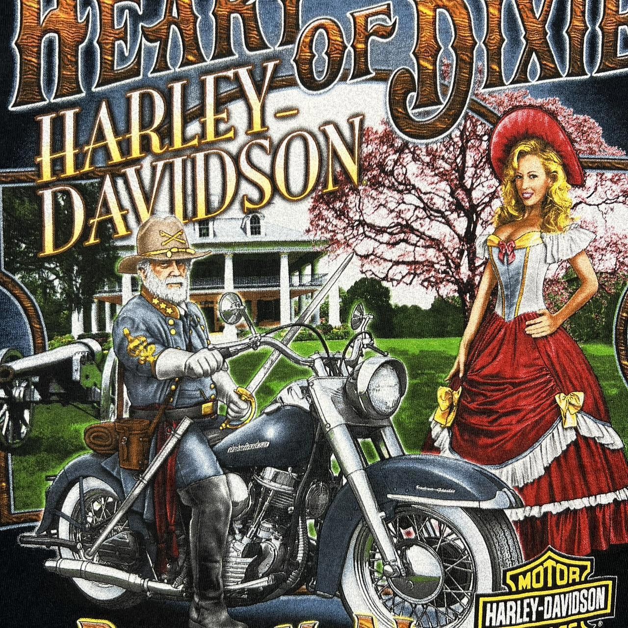 Harley Davidson Harley-Davidson 'Heart of Dixie' Vintage Tee - Pelham, AL Size US L / EU 52-54 / 3 - 4 Thumbnail