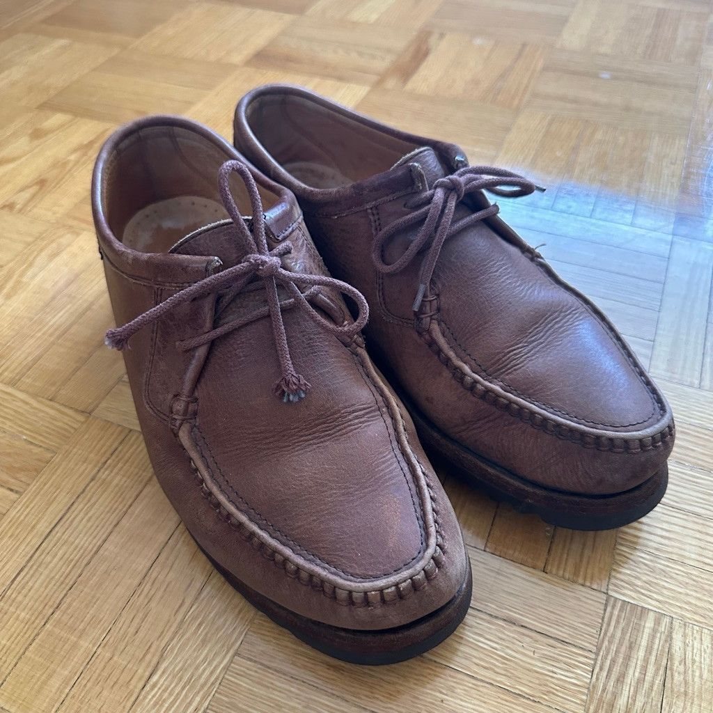 Paraboot Vintage Paraboot Tyrolean Brown Leather Derby UK 7 US 8 Size US 8 / EU 41 - 1 Thumbnail