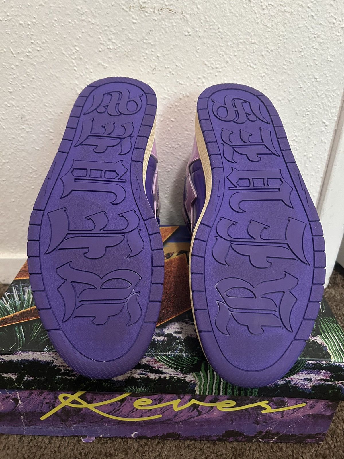 Reves Paris Reves Sport / KIY ‘85 HI Lavender/Purple 420 ‘Runtz’ Size US 12 / EU 45 - 5 Thumbnail