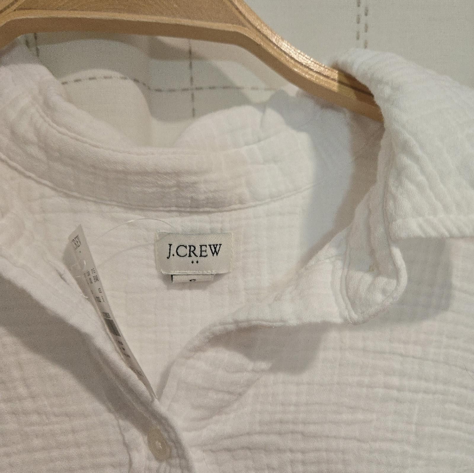 J.Crew J Crew Gauze Button-Up Shirt Size XL / US 12-14 / IT 48-50 - 3 Thumbnail
