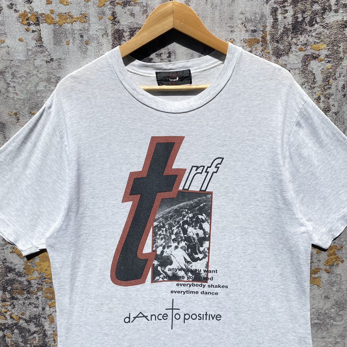 Band Tees × Japanese Brand × Vintage Vintage 90s TRF dAnce to positive Shirt Japanese Pop Band Size US M / EU 48-50 / 2 - 5 Thumbnail