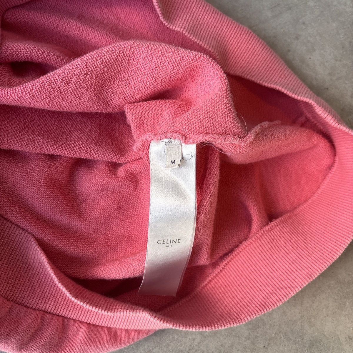 Celine Pink Celine Spellout Logo Hoodie Size US M / EU 48-50 / 2 - 5 Thumbnail