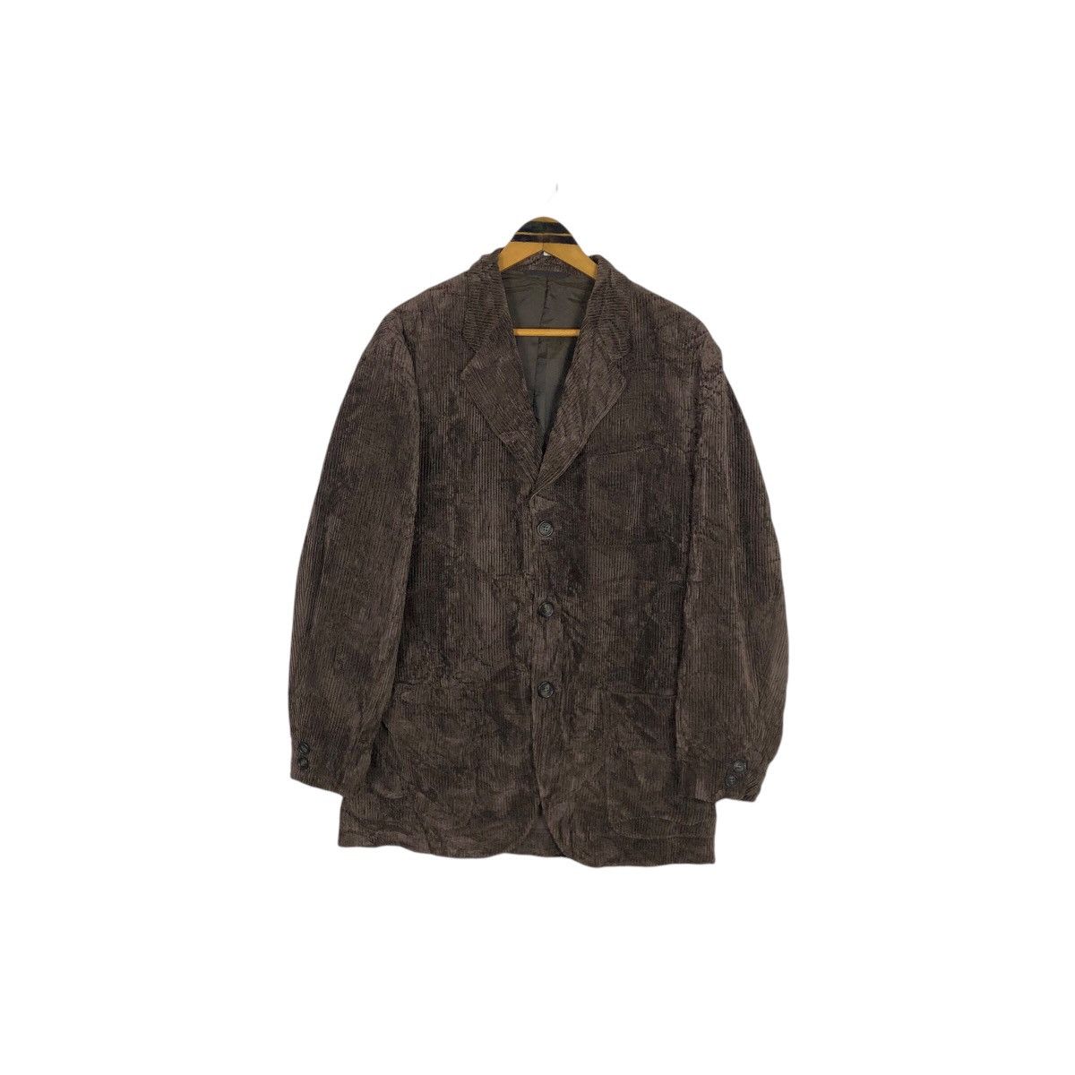 Issey Miyake Vintage 90s Issey Miyake Corduroy Coat Miyake Design Studio Size US L / EU 52-54 / 3 - 2 Thumbnail