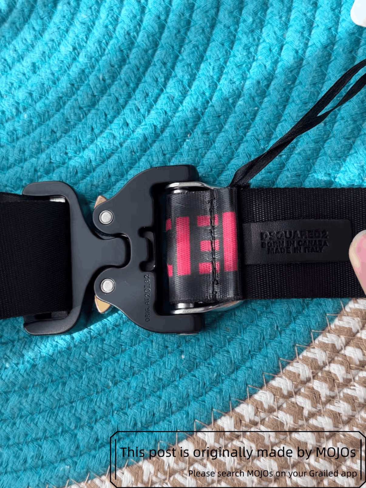 Dsquared2 Dsquared2 Red Logo Belt mojos431 Size ONE SIZE - 3 Thumbnail
